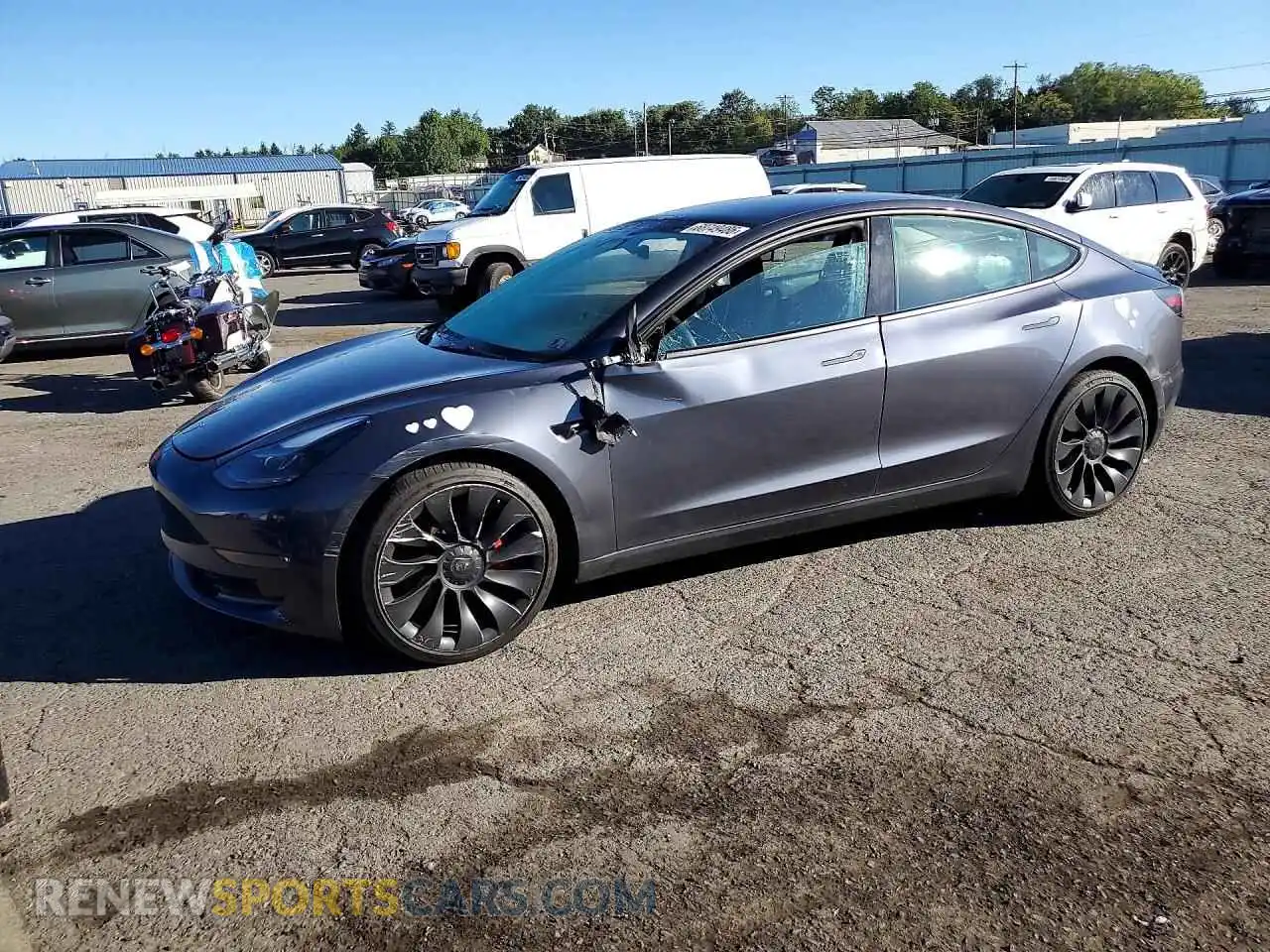 1 Фотография поврежденного автомобиля 5YJ3E1EC9PF622700 TESLA MODEL 3 2023