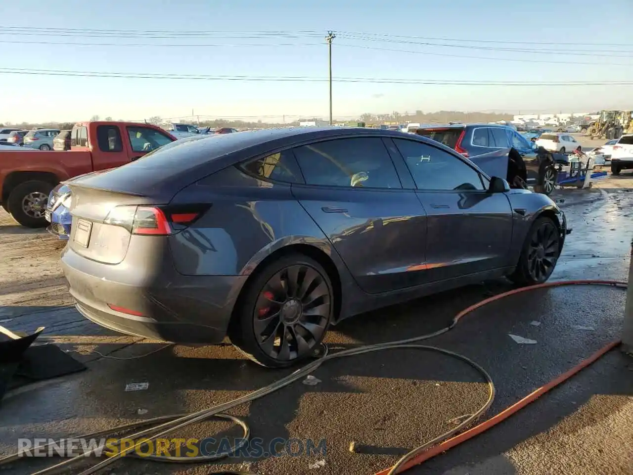 3 Photograph of a damaged car 5YJ3E1ECXPF418780 TESLA MODEL 3 2023