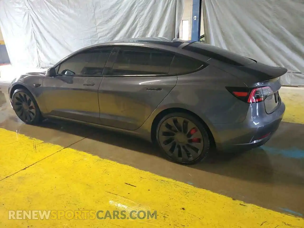 2 Photograph of a damaged car 5YJ3E1ECXPF467249 TESLA MODEL 3 2023
