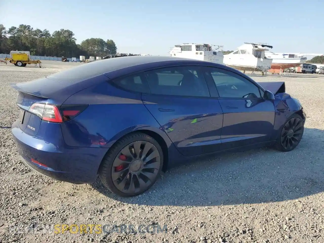 3 Photograph of a damaged car 5YJ3E1ECXPF519446 TESLA MODEL 3 2023