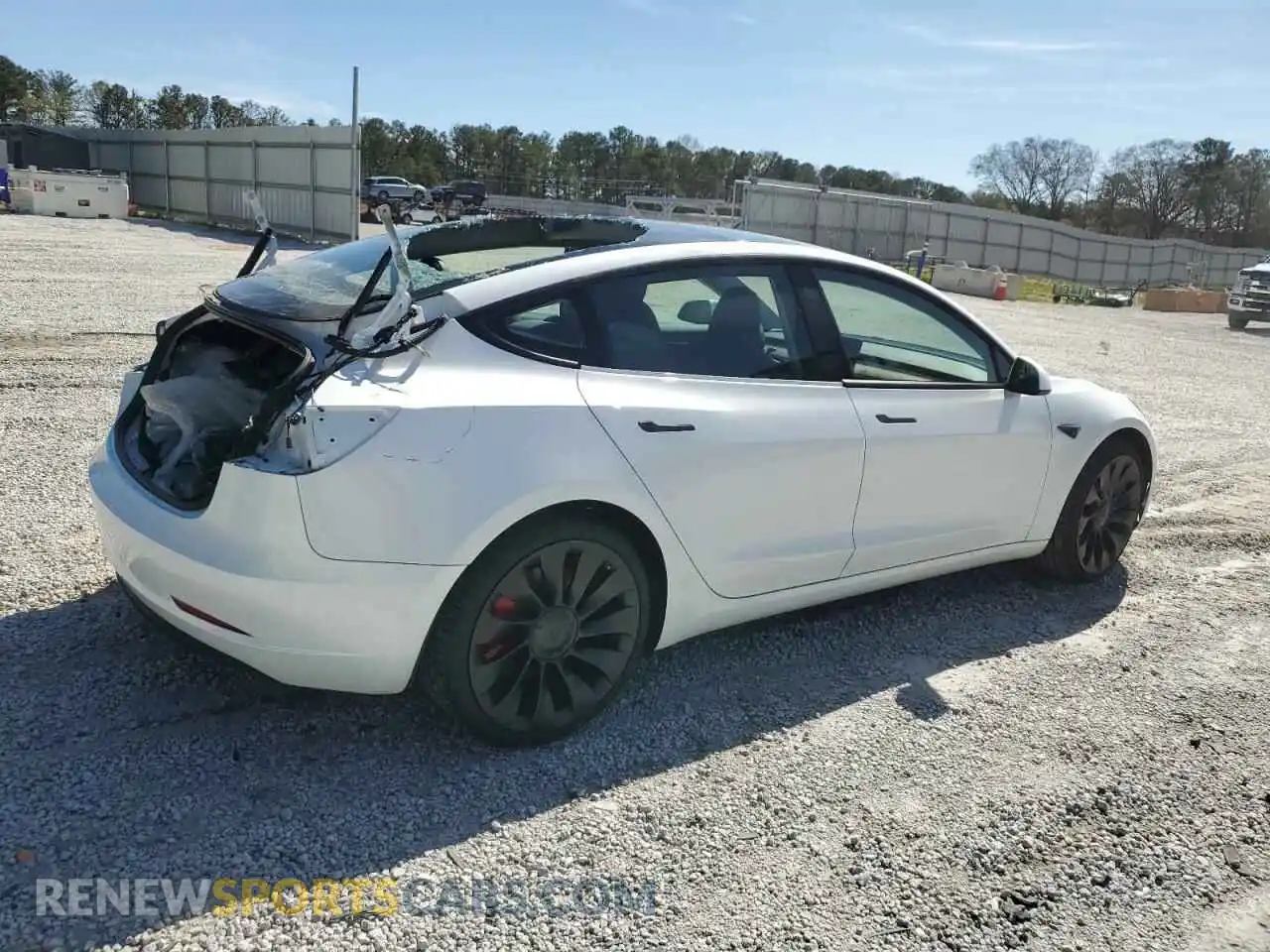 3 Photograph of a damaged car 5YJ3E1ECXPF551216 TESLA MODEL 3 2023