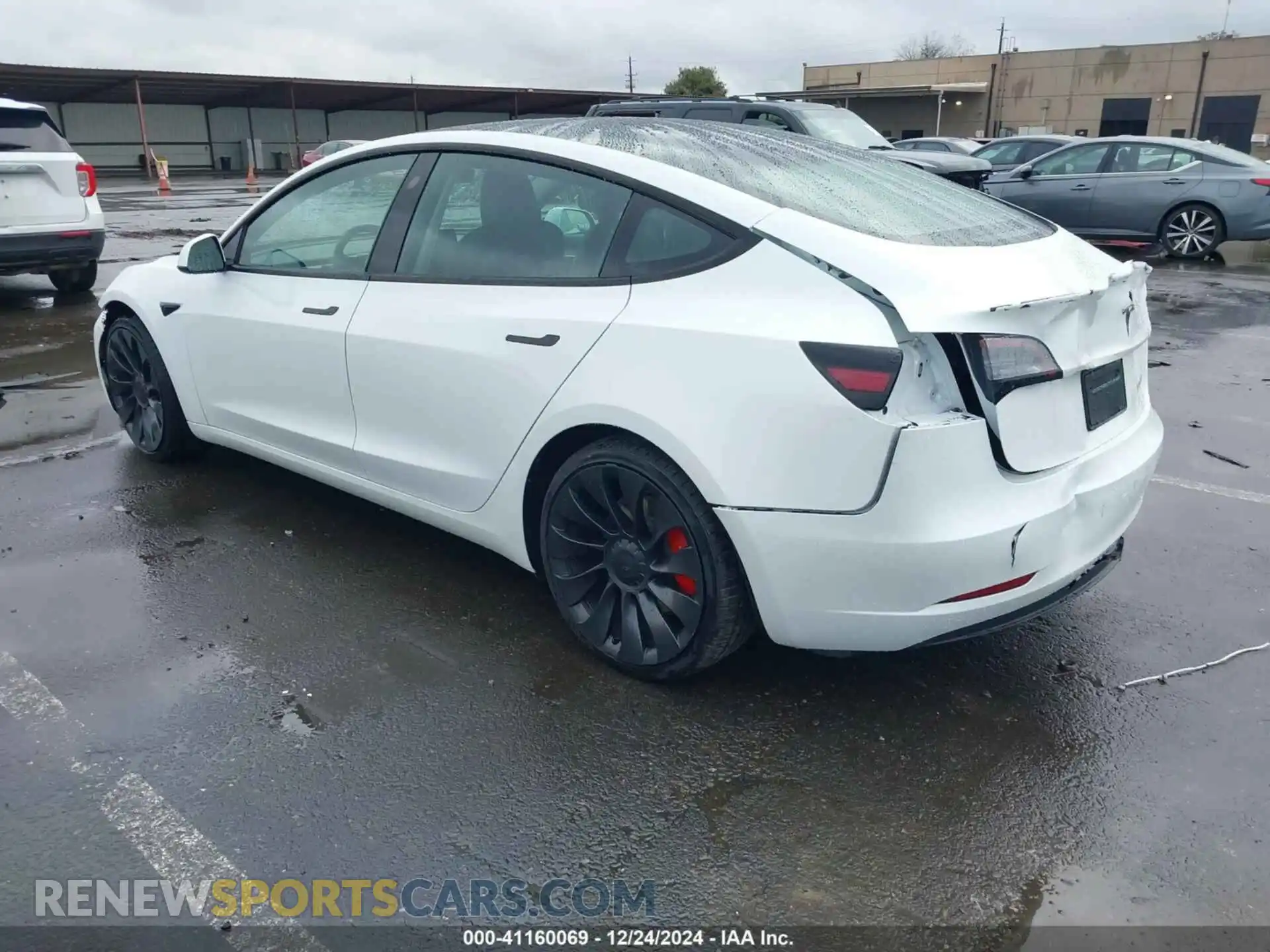 3 Photograph of a damaged car 5YJ3E1ECXPF582174 TESLA MODEL 3 2023