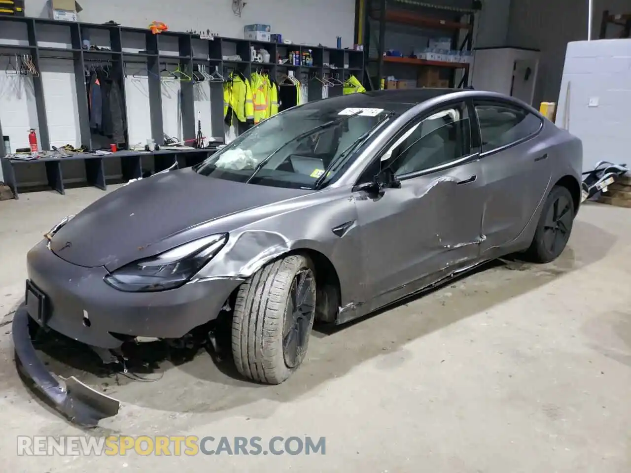 1 Photograph of a damaged car 5YJ3E1ECXPF587942 TESLA MODEL 3 2023