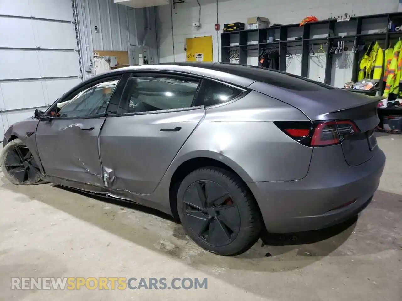 2 Photograph of a damaged car 5YJ3E1ECXPF587942 TESLA MODEL 3 2023