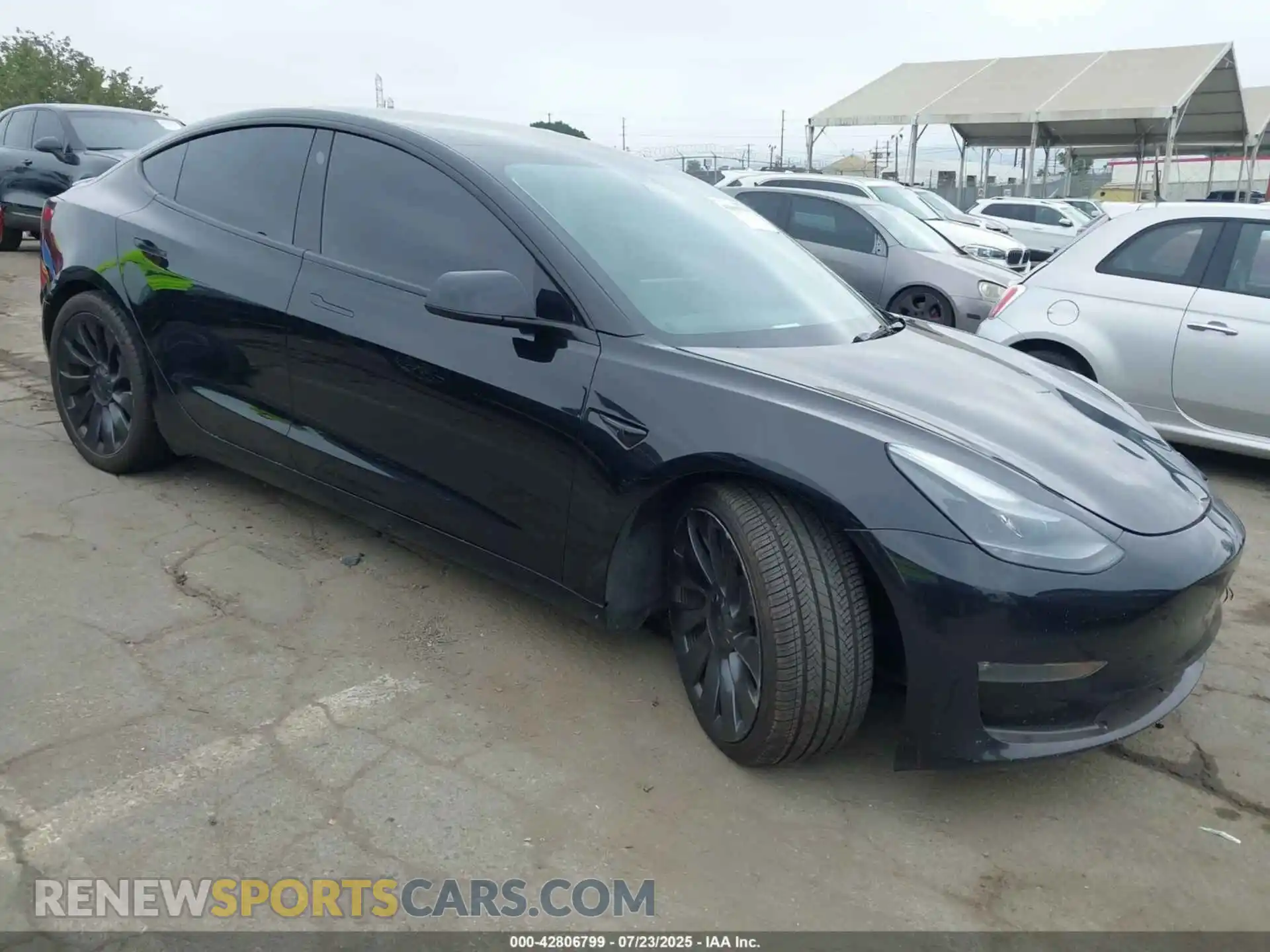 1 Photograph of a damaged car 5YJ3E1ECXPF683778 TESLA MODEL 3 2023