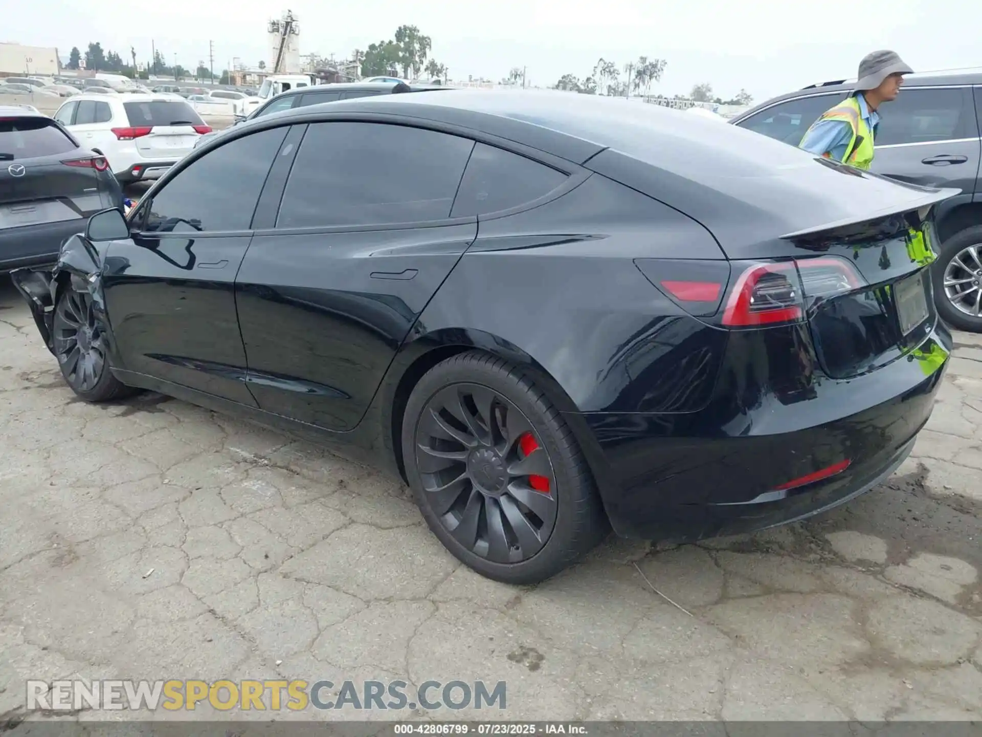 3 Photograph of a damaged car 5YJ3E1ECXPF683778 TESLA MODEL 3 2023