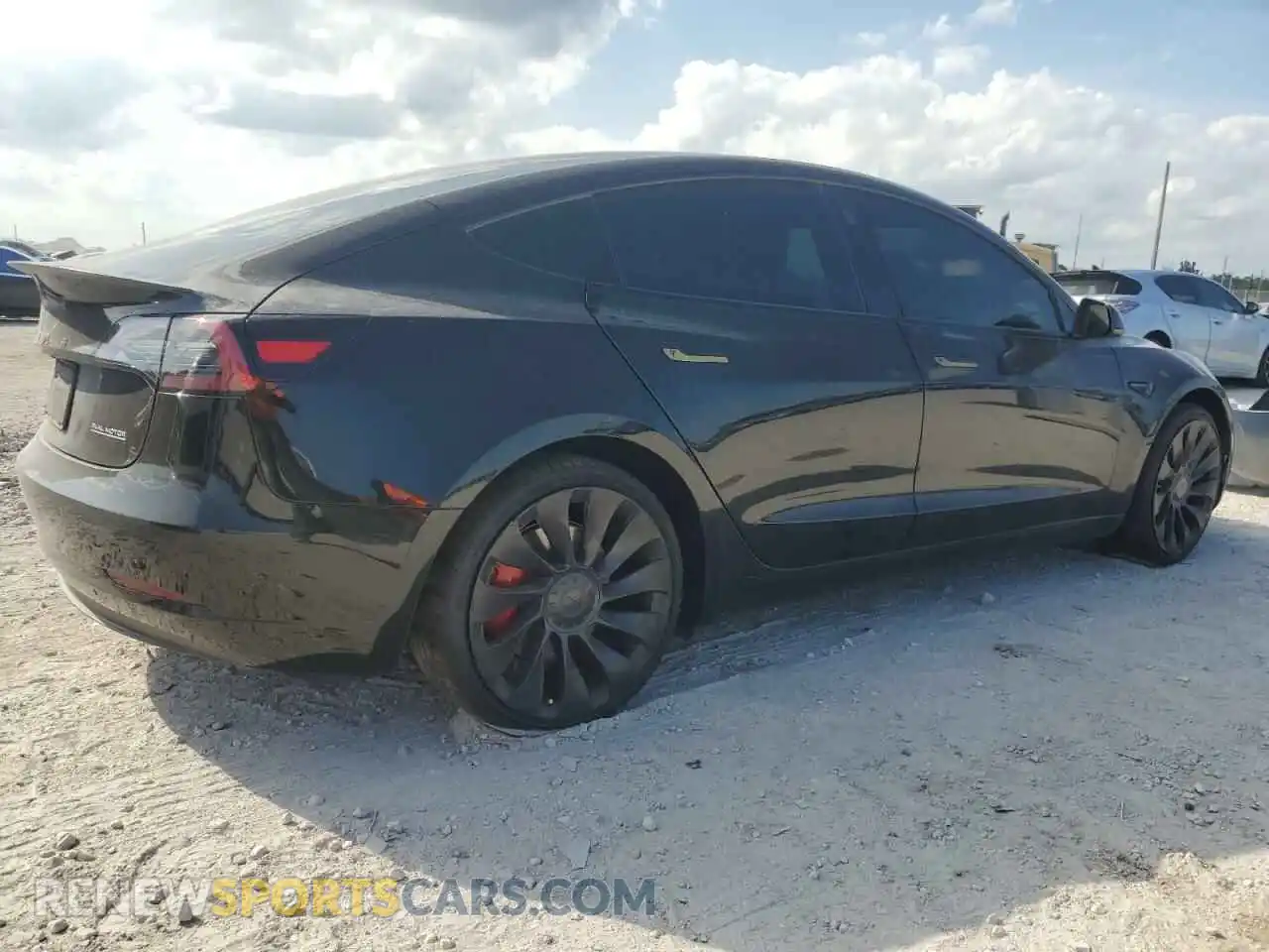 3 Photograph of a damaged car 5YJ3E1ECXPF693419 TESLA MODEL 3 2023