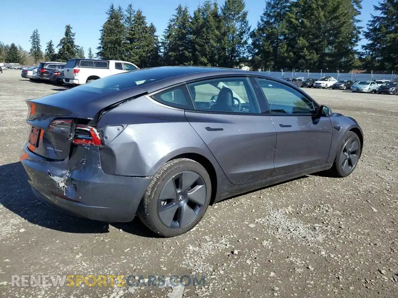 3 Фотография поврежденного автомобиля LRW3E1EB6PC923703 TESLA MODEL 3 2023
