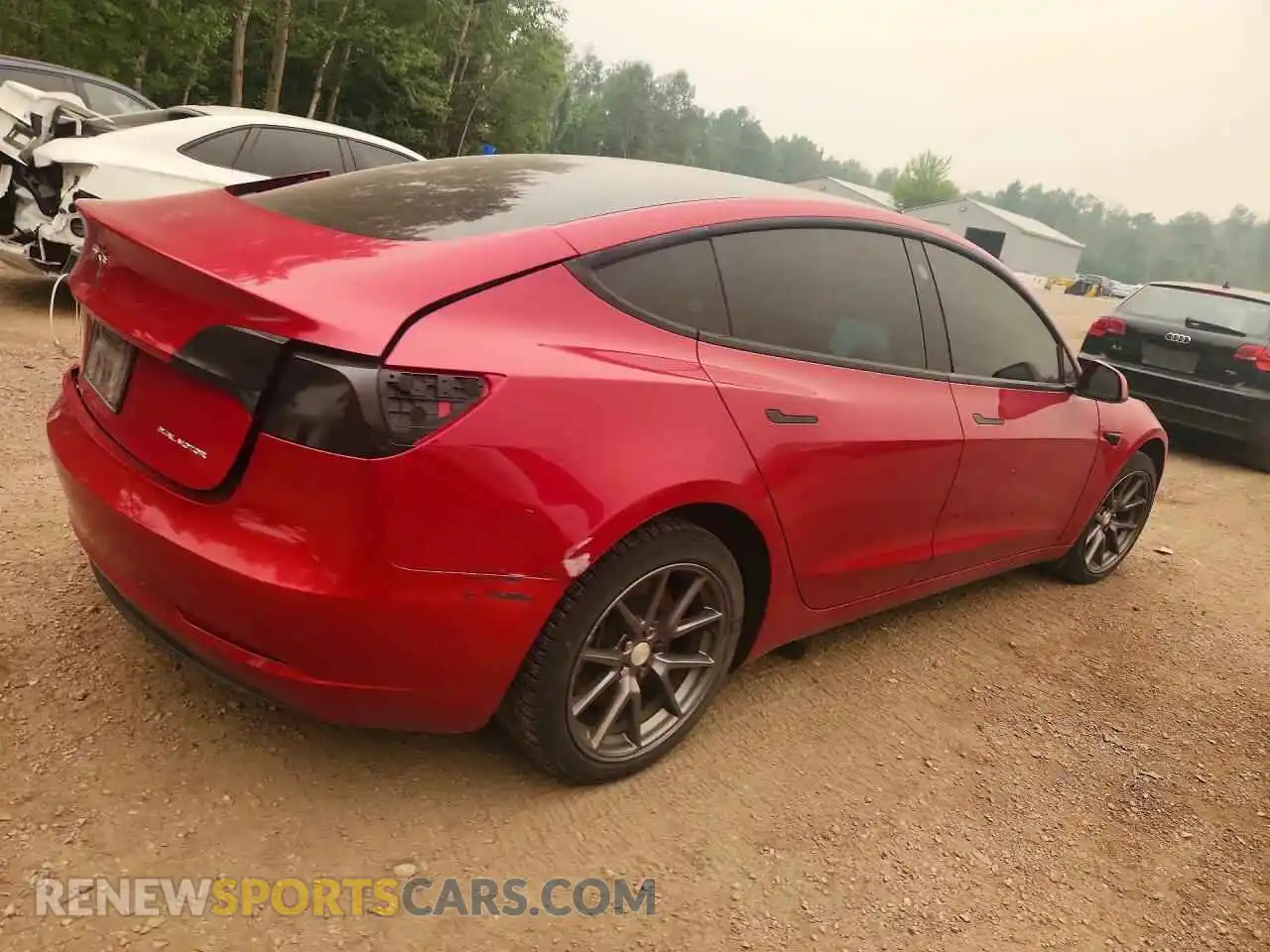 3 Photograph of a damaged car LRW3E1EB9PC924781 TESLA MODEL 3 2023