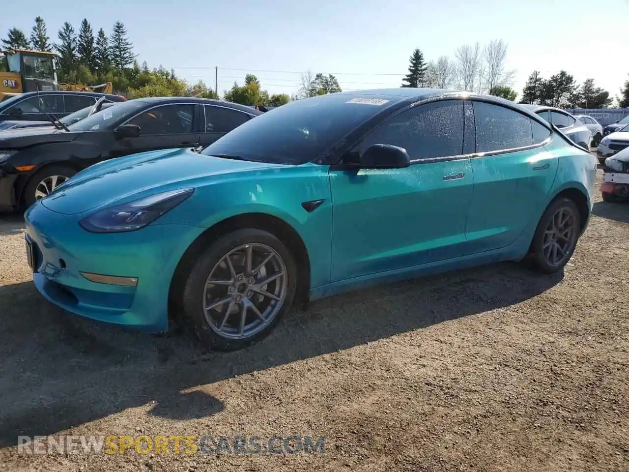 1 Photograph of a damaged car LRW3E1EBXPC921727 TESLA MODEL 3 2023