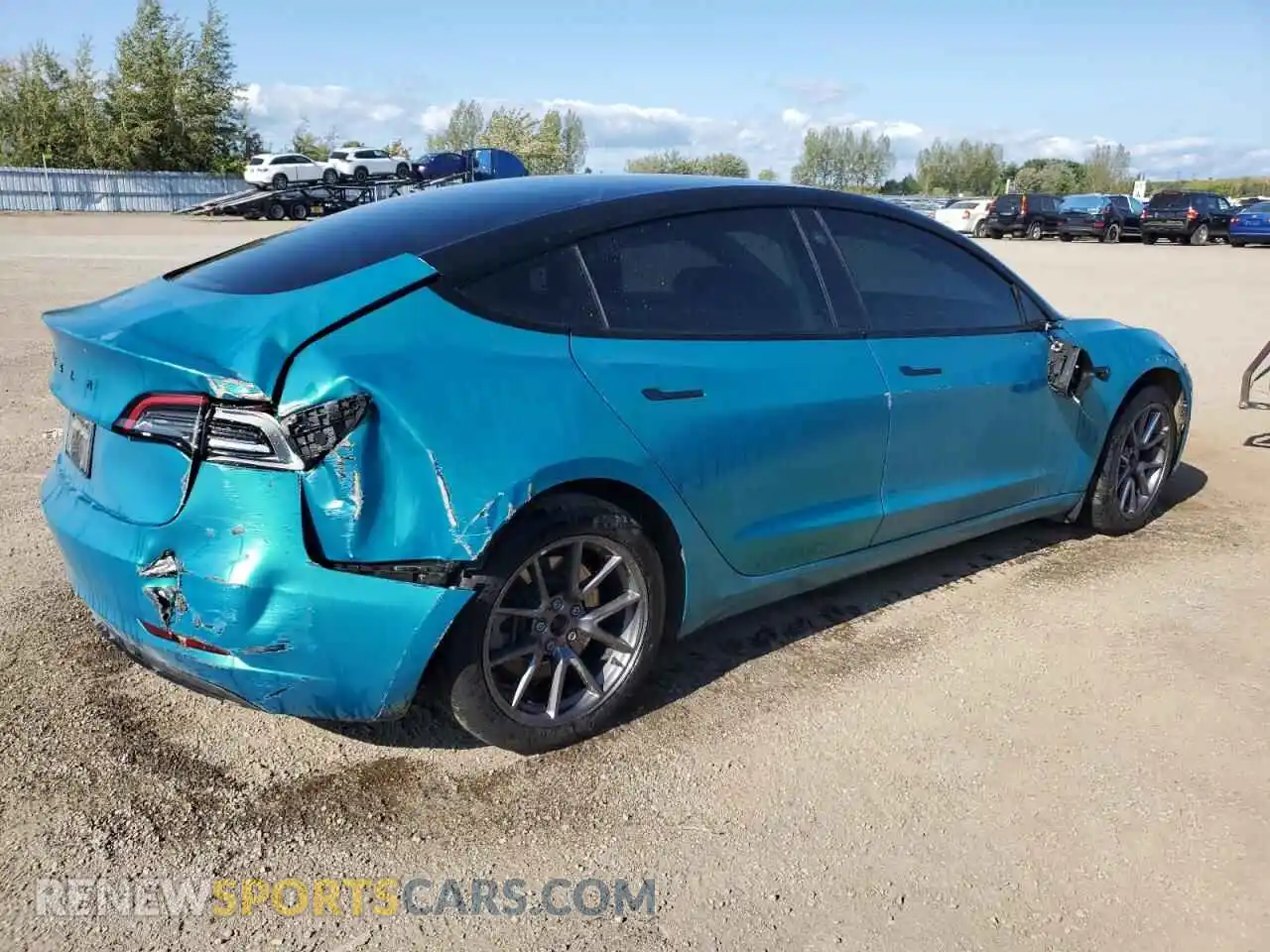 3 Photograph of a damaged car LRW3E1EBXPC921727 TESLA MODEL 3 2023