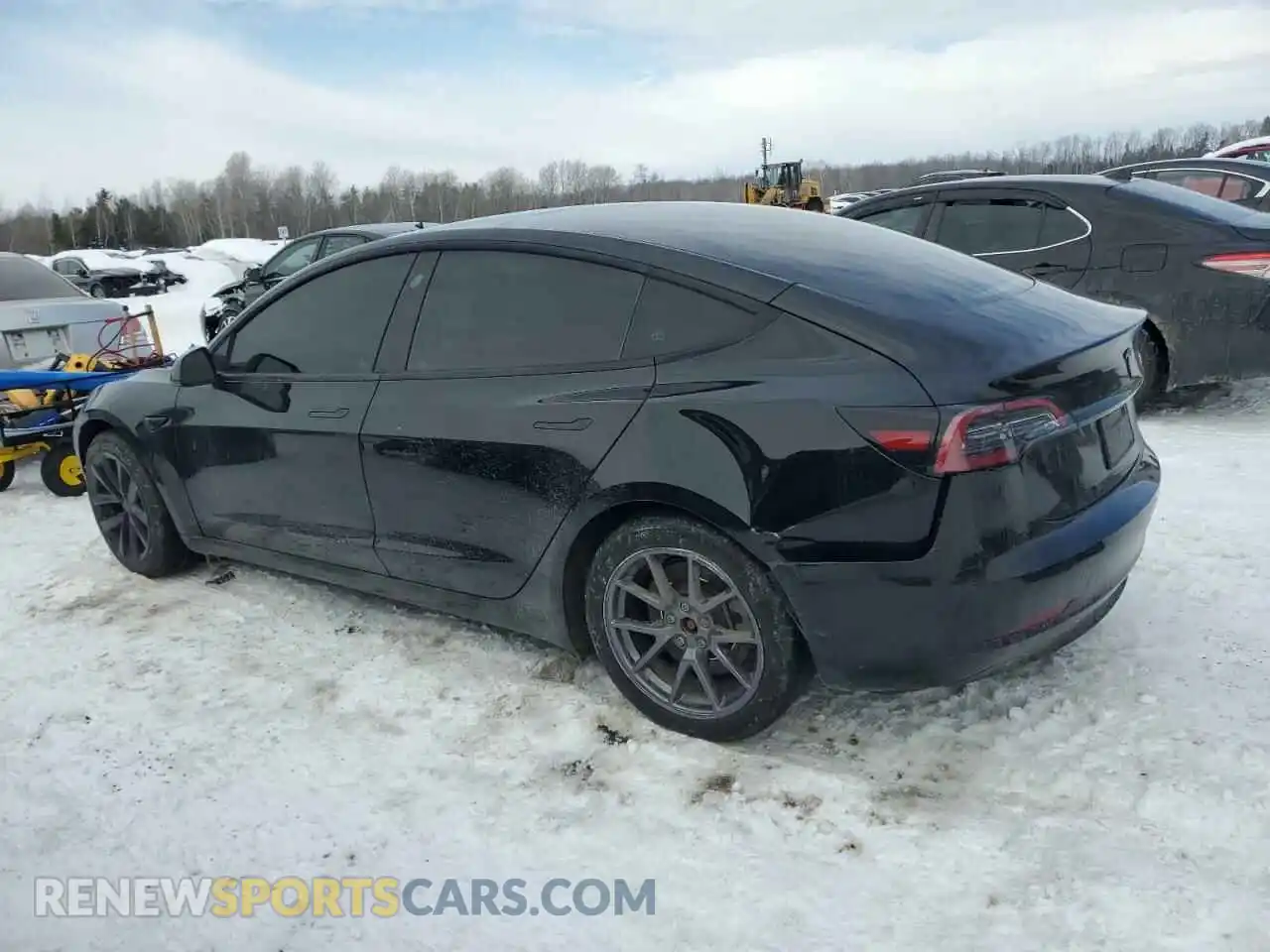2 Photograph of a damaged car LRW3E1FA7PC899644 TESLA MODEL 3 2023