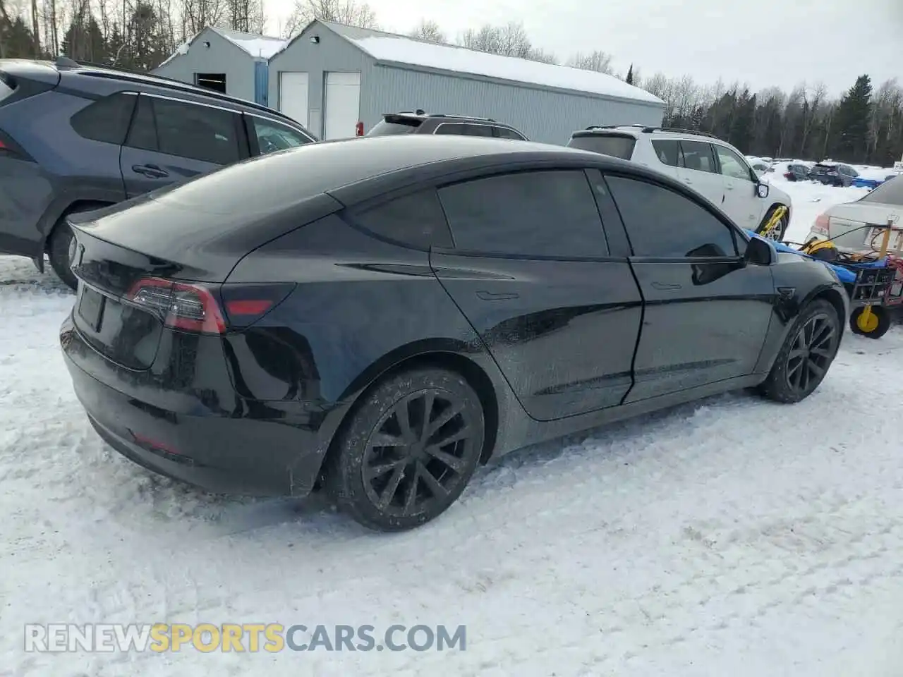 3 Photograph of a damaged car LRW3E1FA7PC899644 TESLA MODEL 3 2023