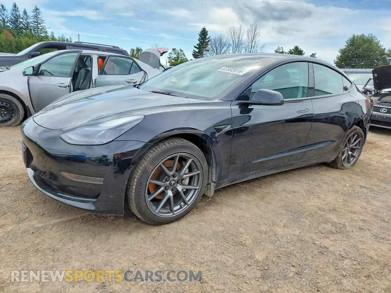 1 Фотография поврежденного автомобиля LRW3E1FA8PC899782 TESLA MODEL 3 2023