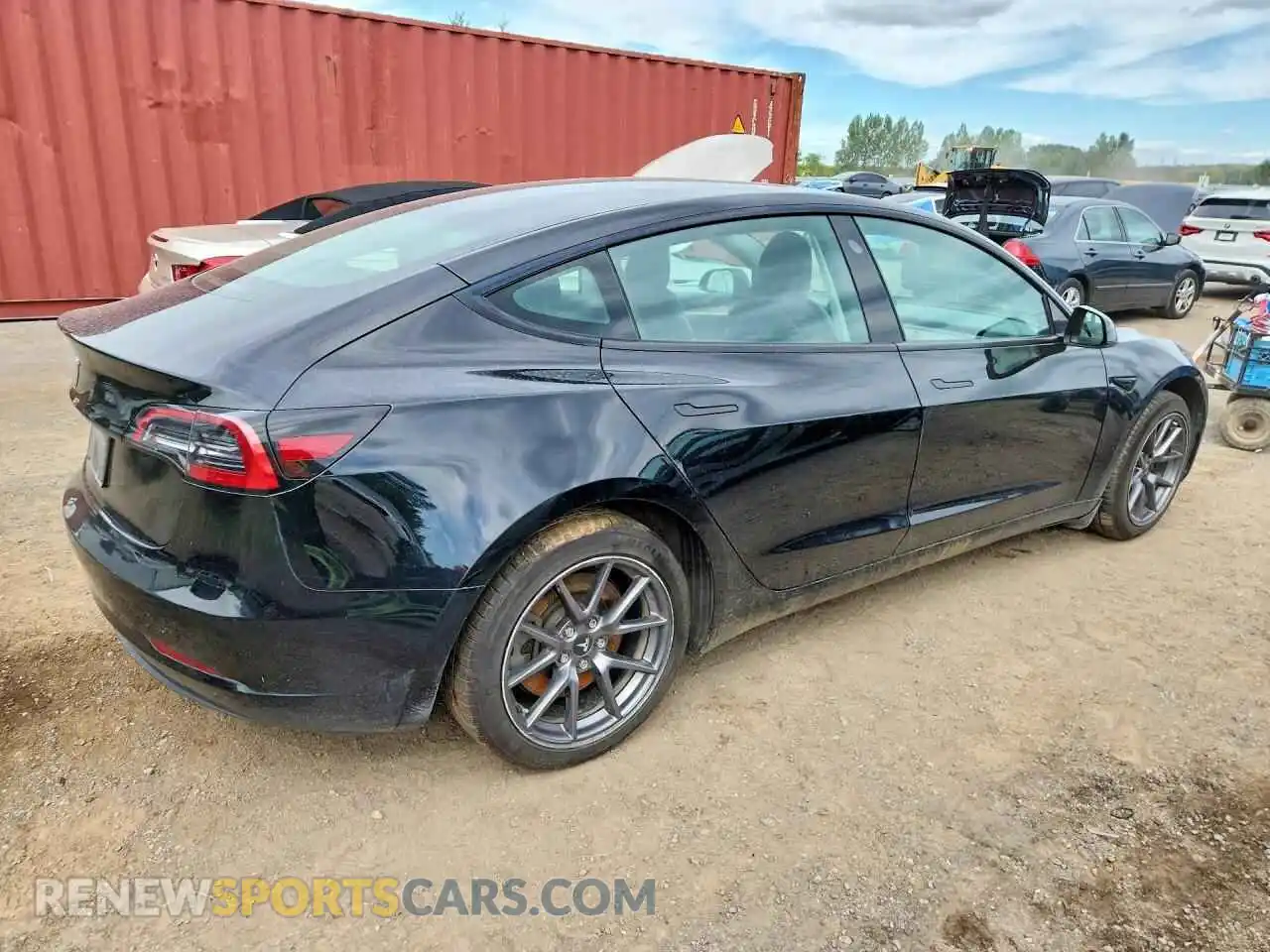 3 Фотография поврежденного автомобиля LRW3E1FA8PC899782 TESLA MODEL 3 2023