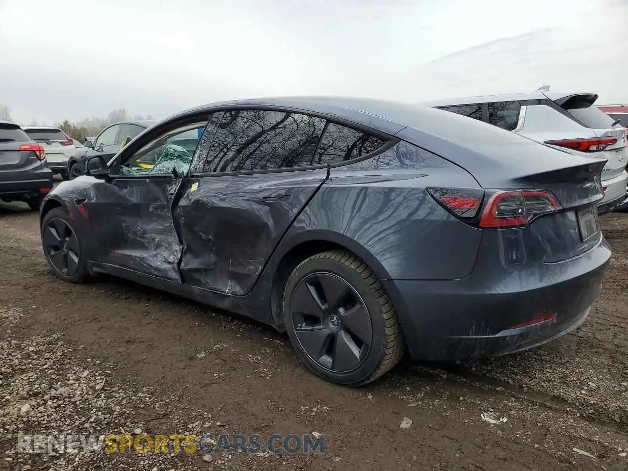 2 Photograph of a damaged car LRW3E1FA8PC900185 TESLA MODEL 3 2023