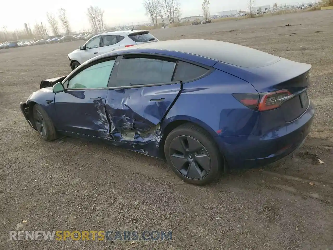 2 Photograph of a damaged car LRW3E1FAXPC843925 TESLA MODEL 3 2023