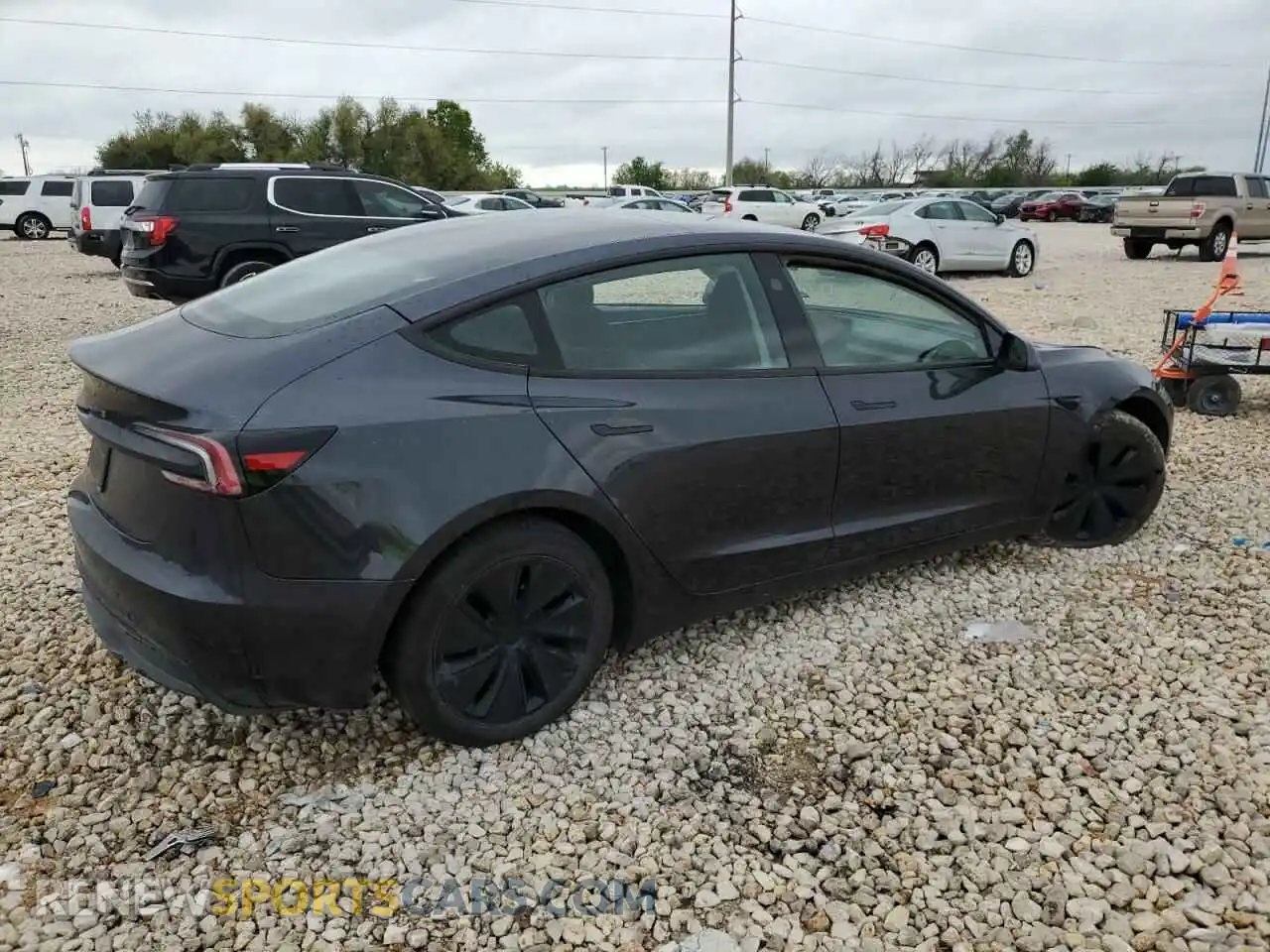 3 Photograph of a damaged car 5YJ3E1EA0RF739034 TESLA MODEL 3 2024