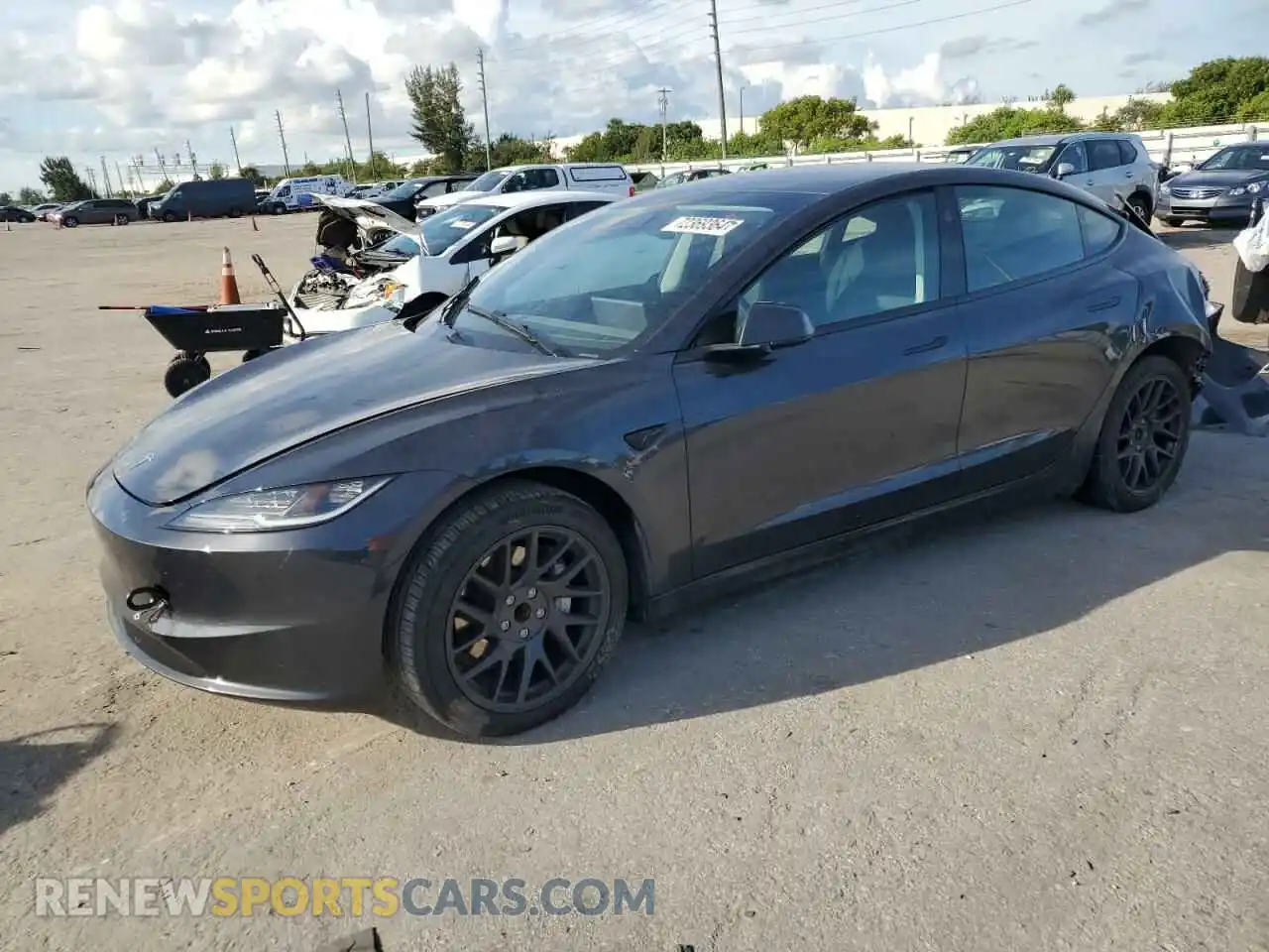 1 Photograph of a damaged car 5YJ3E1EA0RF742998 TESLA MODEL 3 2024