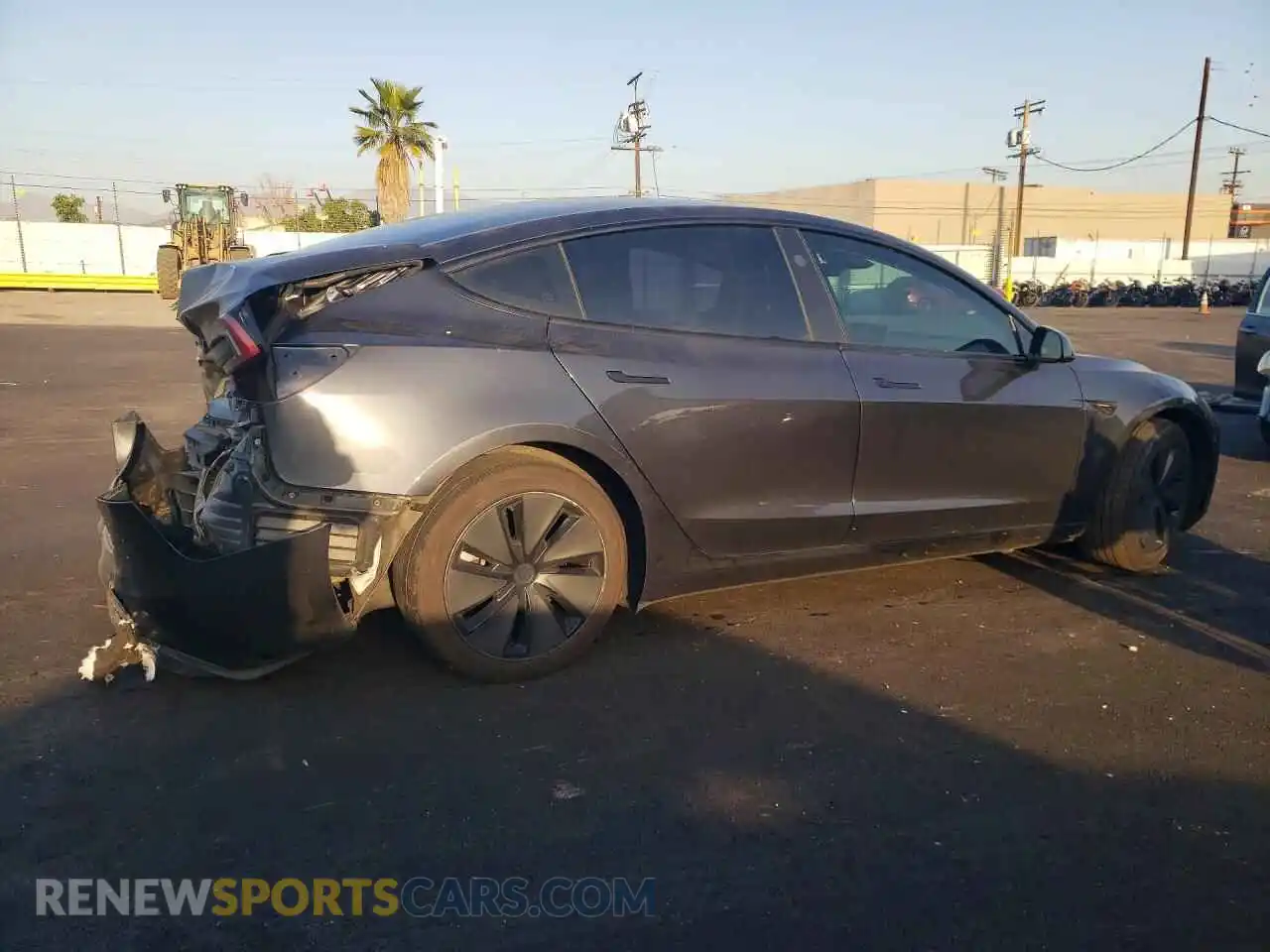 3 Photograph of a damaged car 5YJ3E1EA0RF745366 TESLA MODEL 3 2024