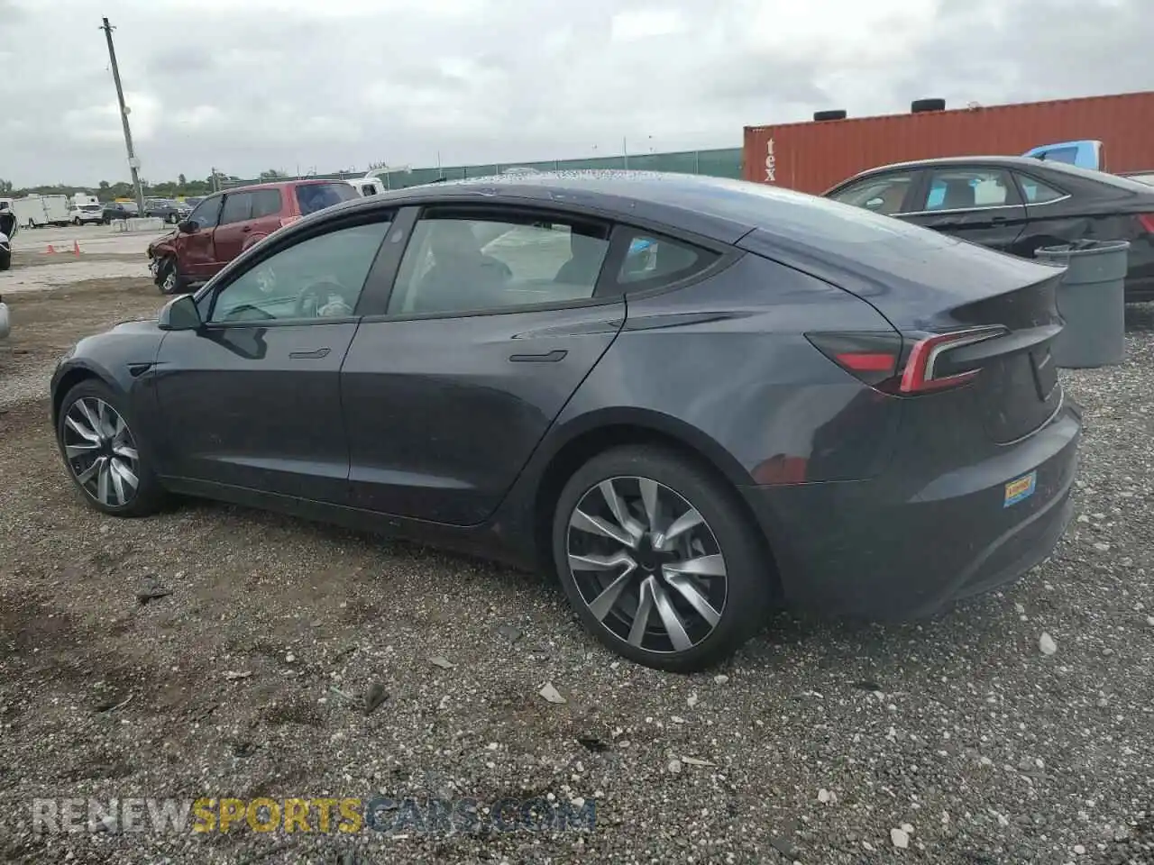 2 Photograph of a damaged car 5YJ3E1EA0RF768601 TESLA MODEL 3 2024