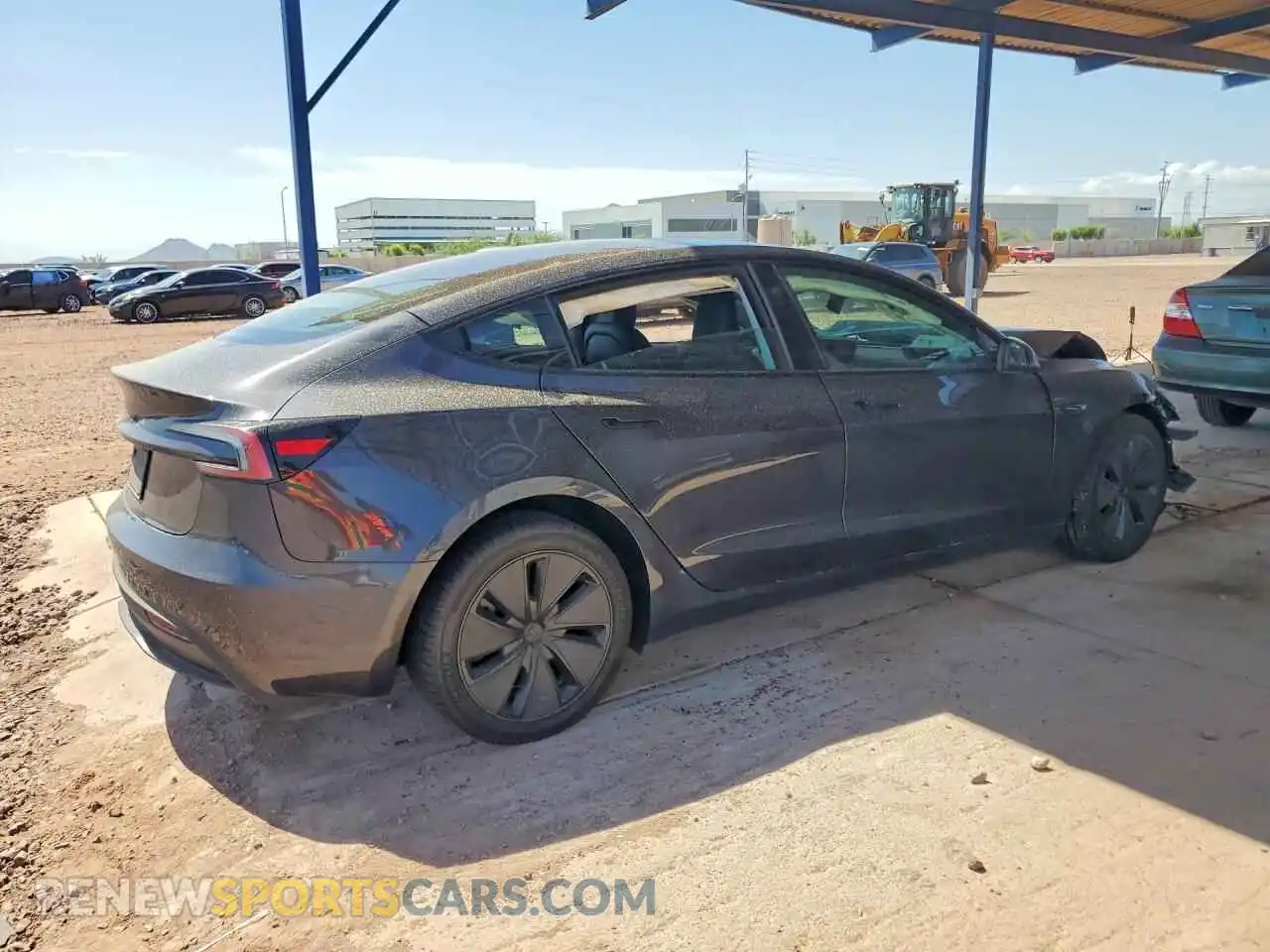 3 fotografías del automóvil dañado 5YJ3E1EA0RF785477 TESLA MODEL 3 2024