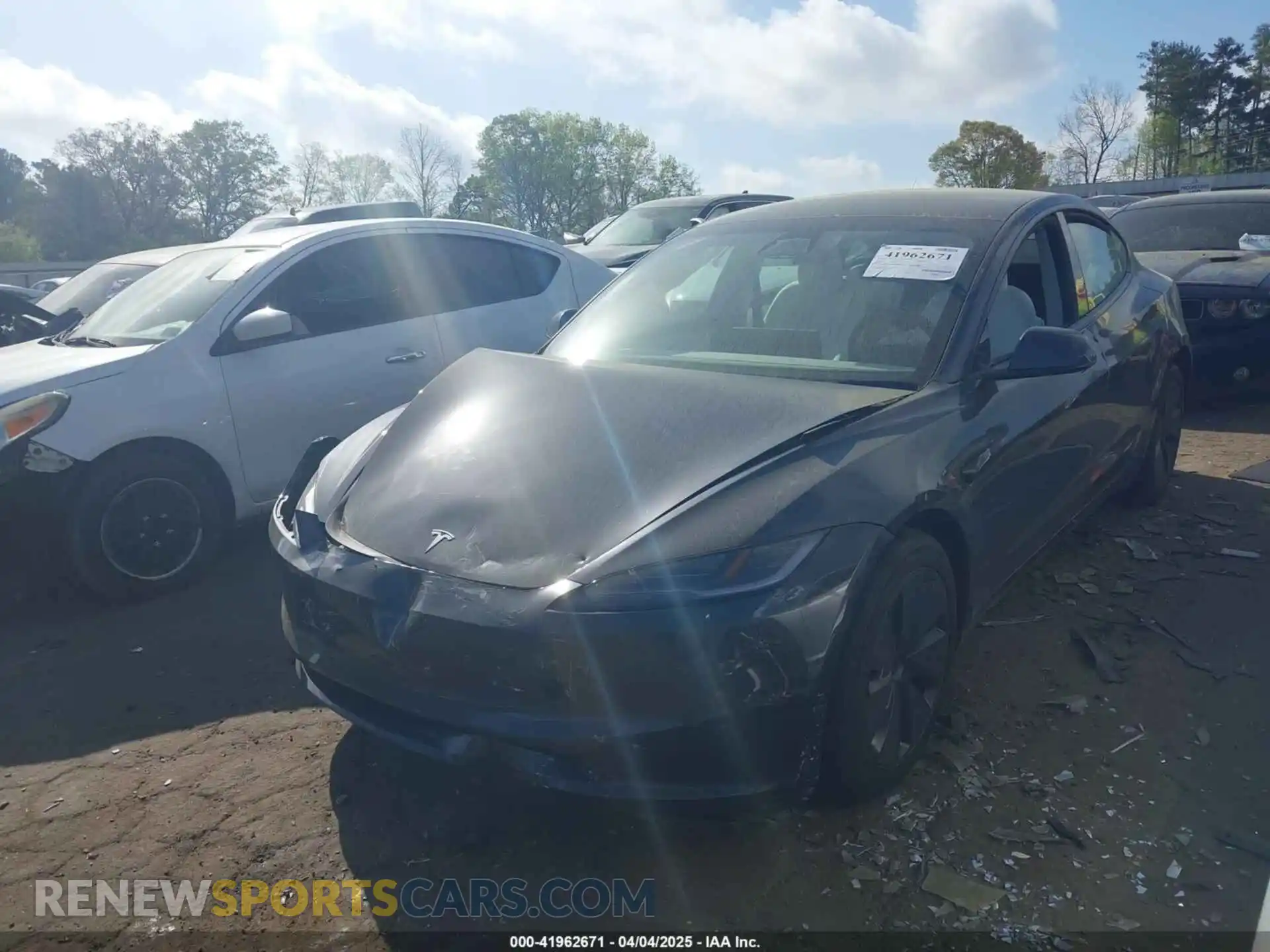 2 Photograph of a damaged car 5YJ3E1EA0RF789559 TESLA MODEL 3 2024
