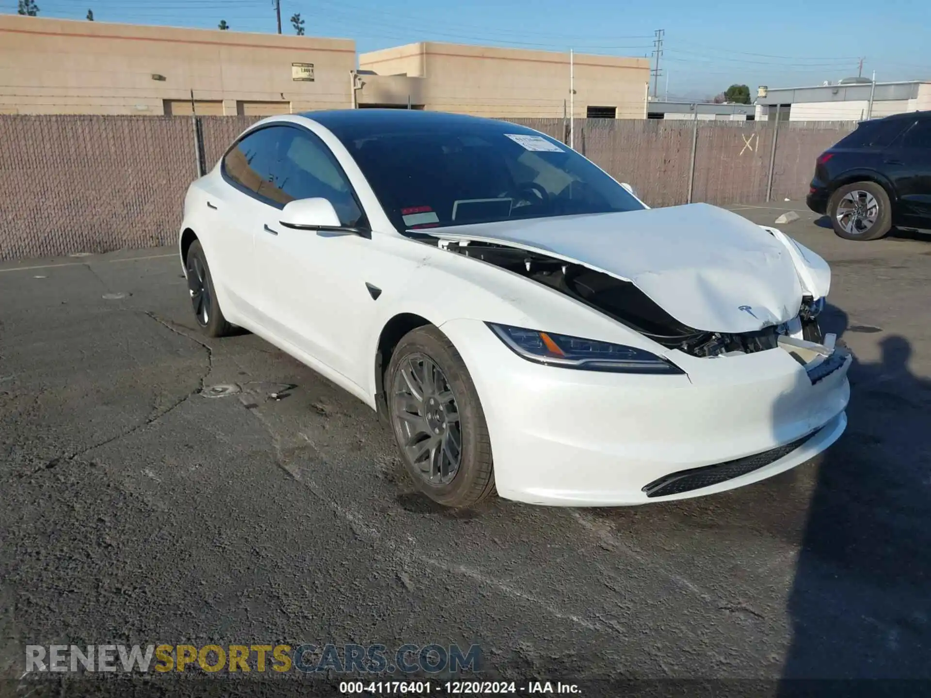 1 Photograph of a damaged car 5YJ3E1EA0RF826237 TESLA MODEL 3 2024