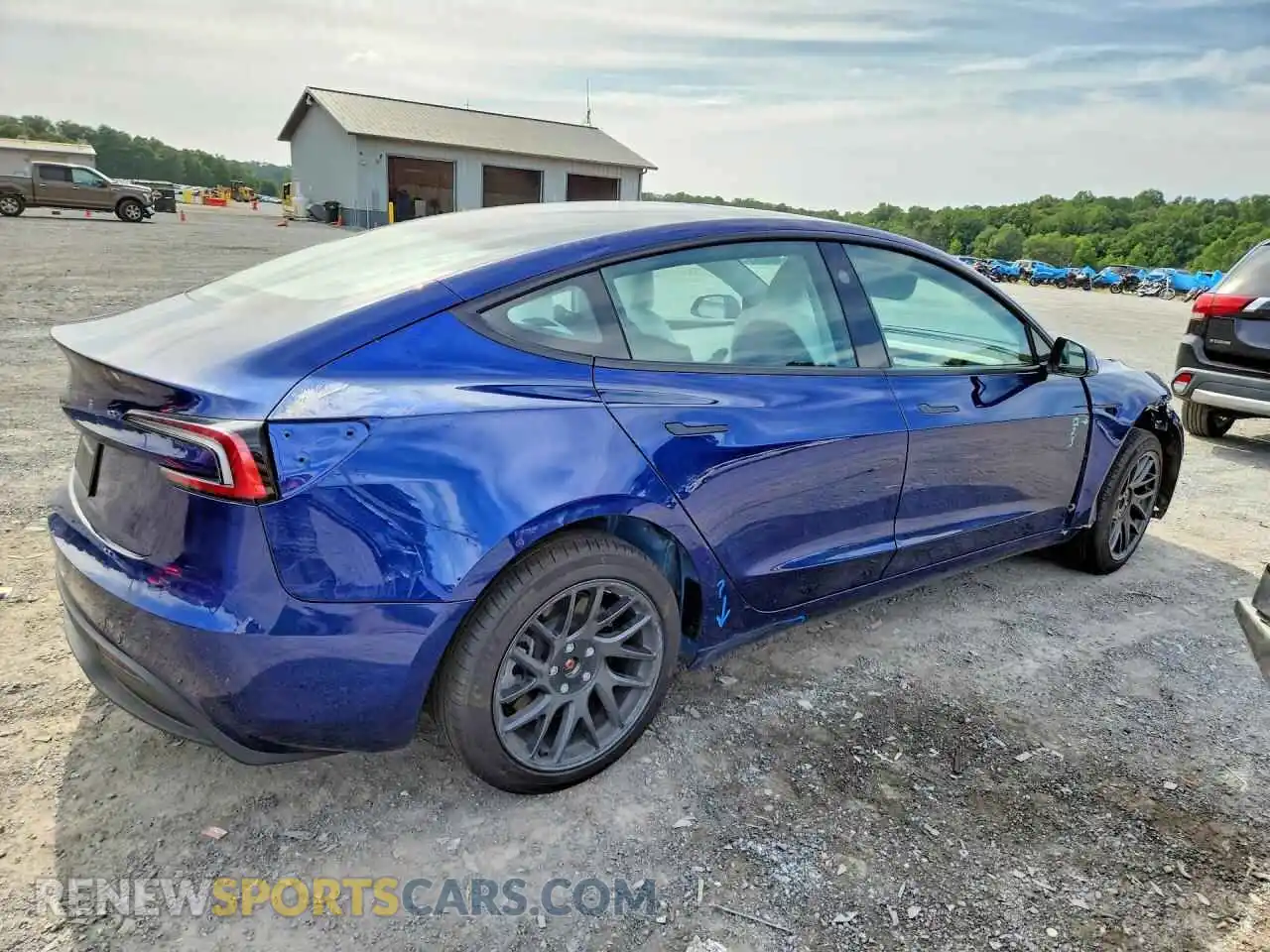 3 Photograph of a damaged car 5YJ3E1EA0RF828697 TESLA MODEL 3 2024