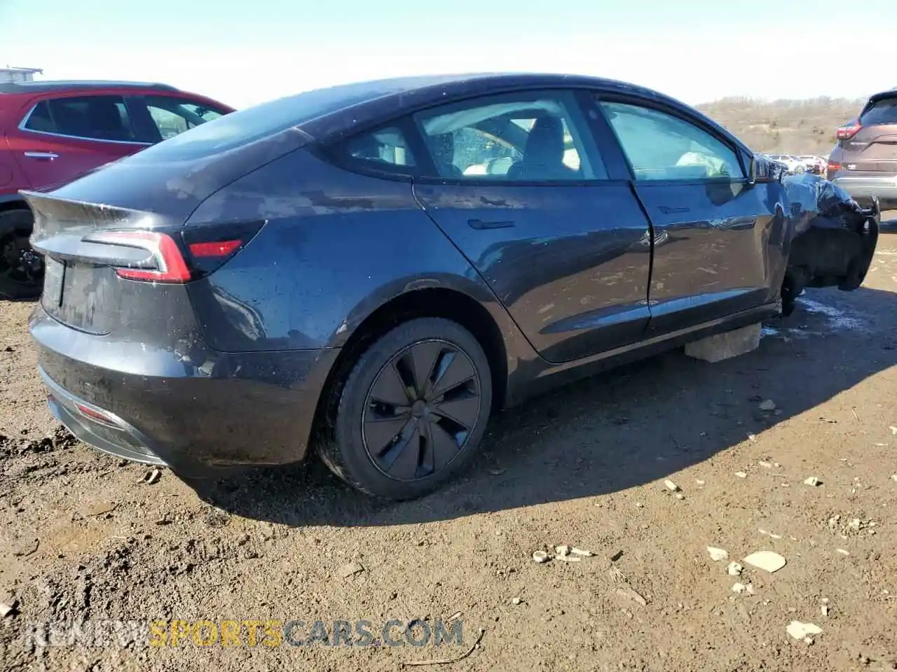 3 Photograph of a damaged car 5YJ3E1EA0RF829266 TESLA MODEL 3 2024