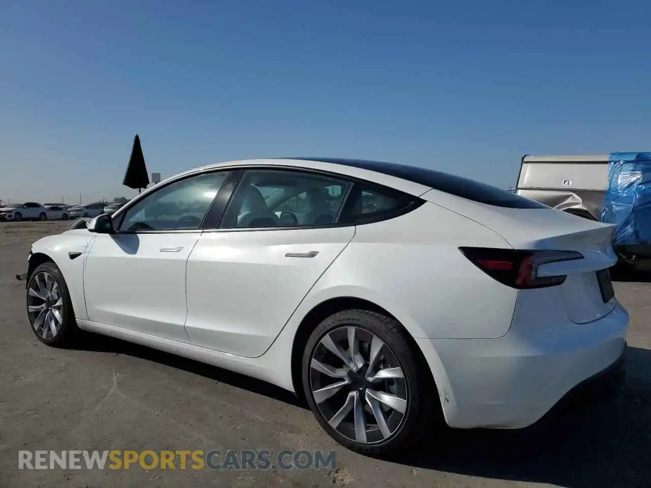 2 Photograph of a damaged car 5YJ3E1EA0RF856760 TESLA MODEL 3 2024