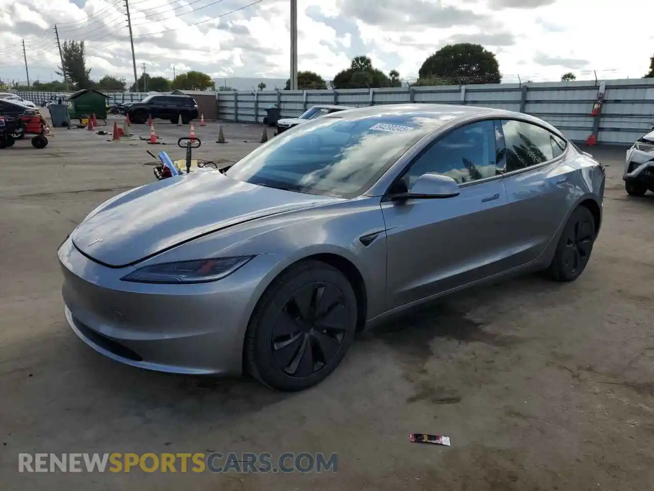 1 Photograph of a damaged car 5YJ3E1EA0RF858041 TESLA MODEL 3 2024