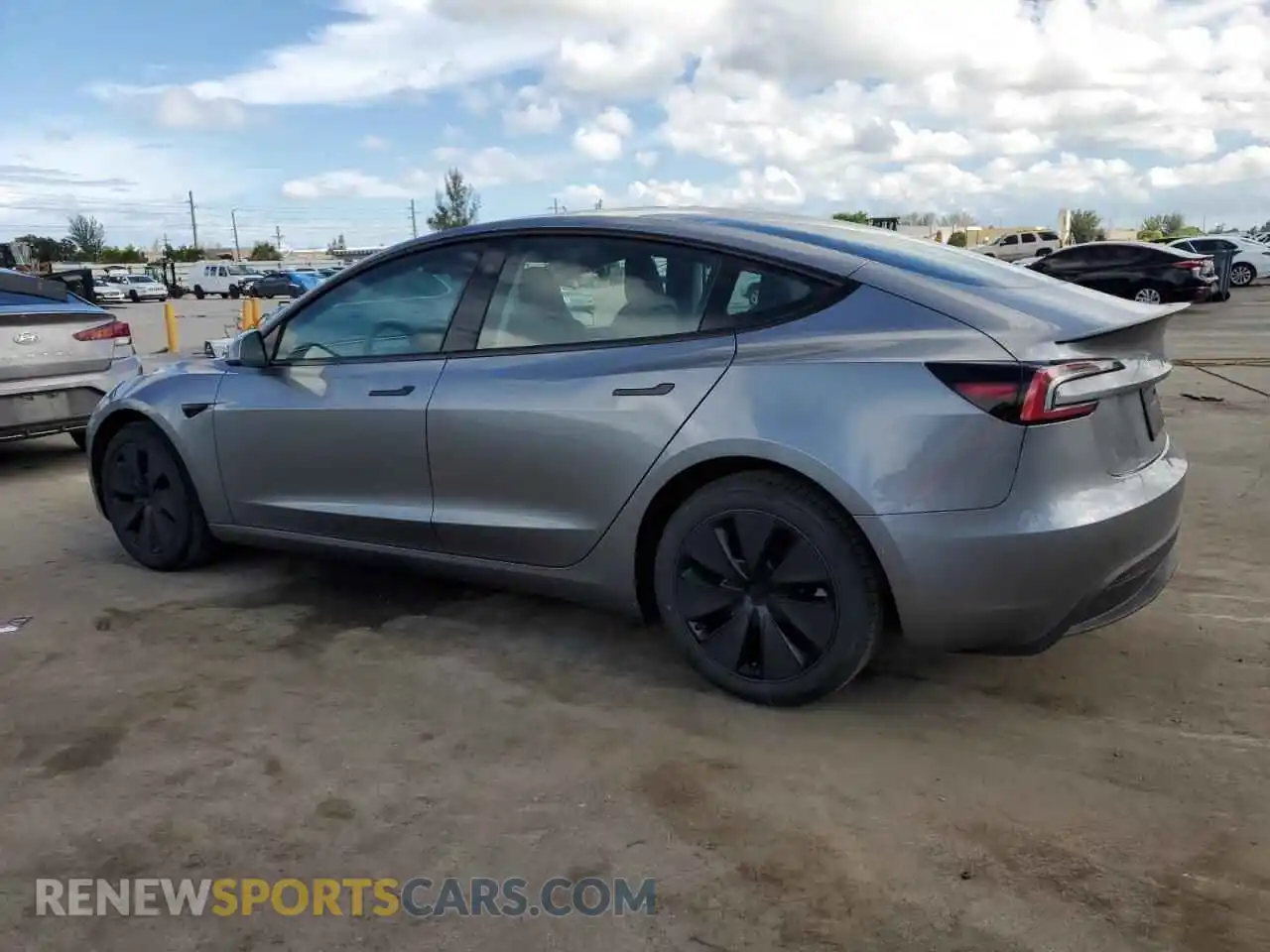 2 Photograph of a damaged car 5YJ3E1EA0RF858041 TESLA MODEL 3 2024