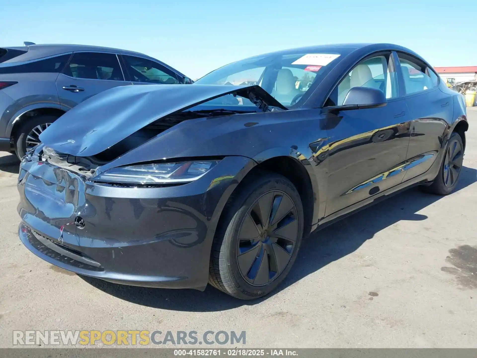 2 Photograph of a damaged car 5YJ3E1EA0RF871954 TESLA MODEL 3 2024