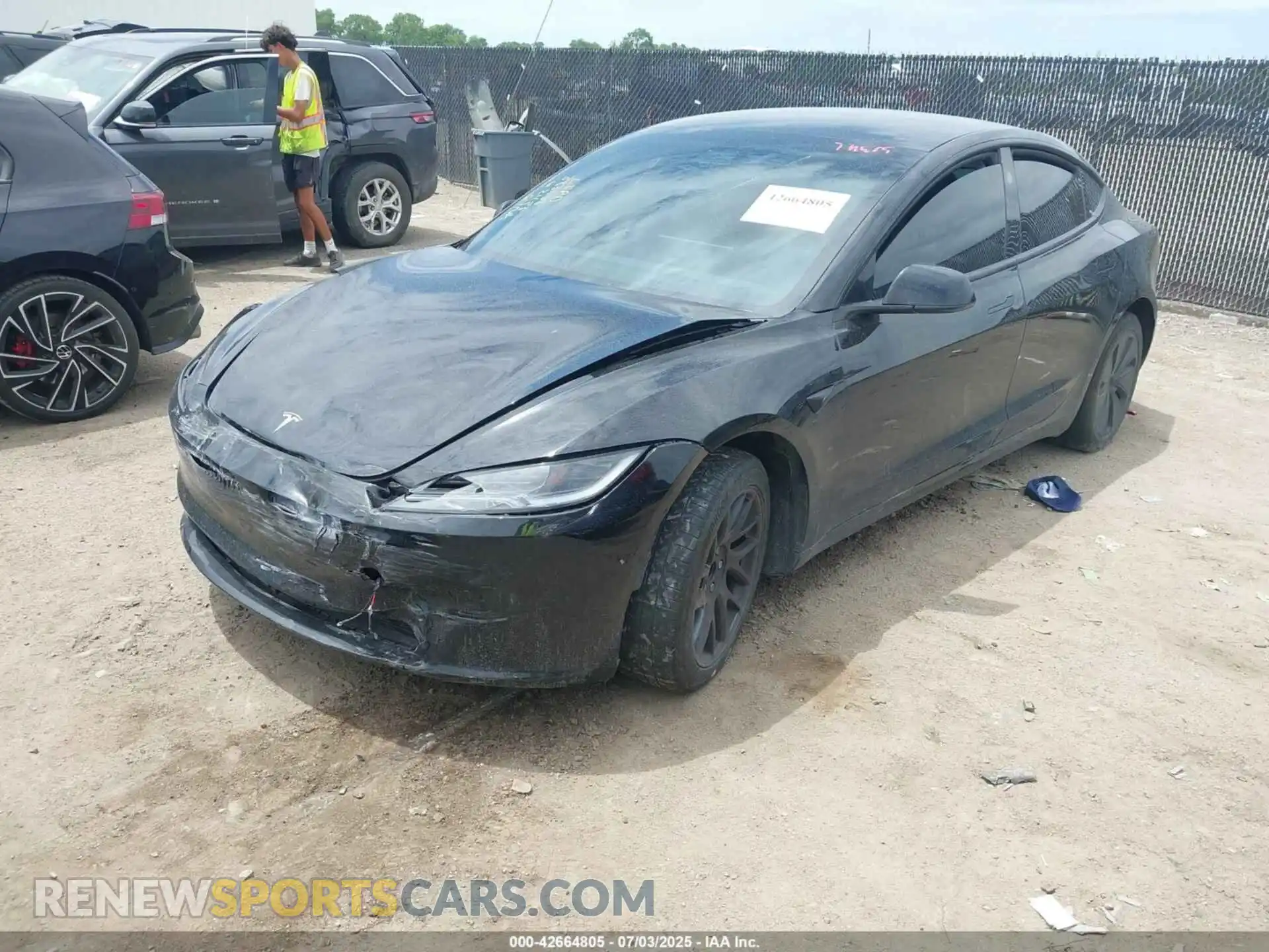 2 Photograph of a damaged car 5YJ3E1EA1RF718841 TESLA MODEL 3 2024