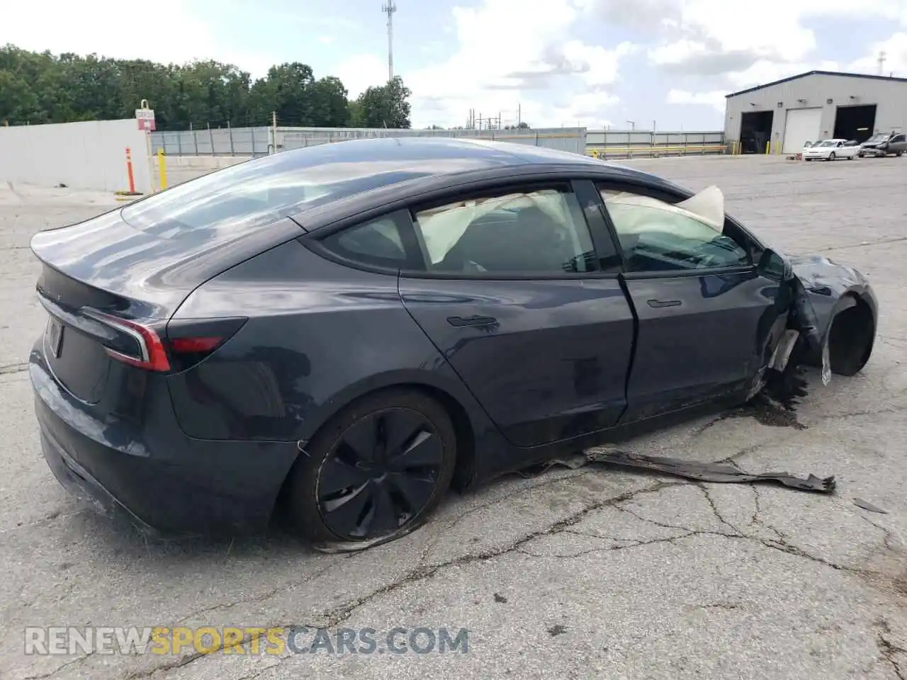 3 Photograph of a damaged car 5YJ3E1EA1RF736482 TESLA MODEL 3 2024