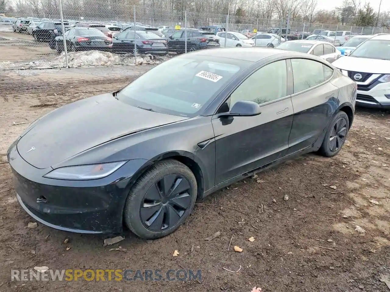1 Photograph of a damaged car 5YJ3E1EA1RF738801 TESLA MODEL 3 2024