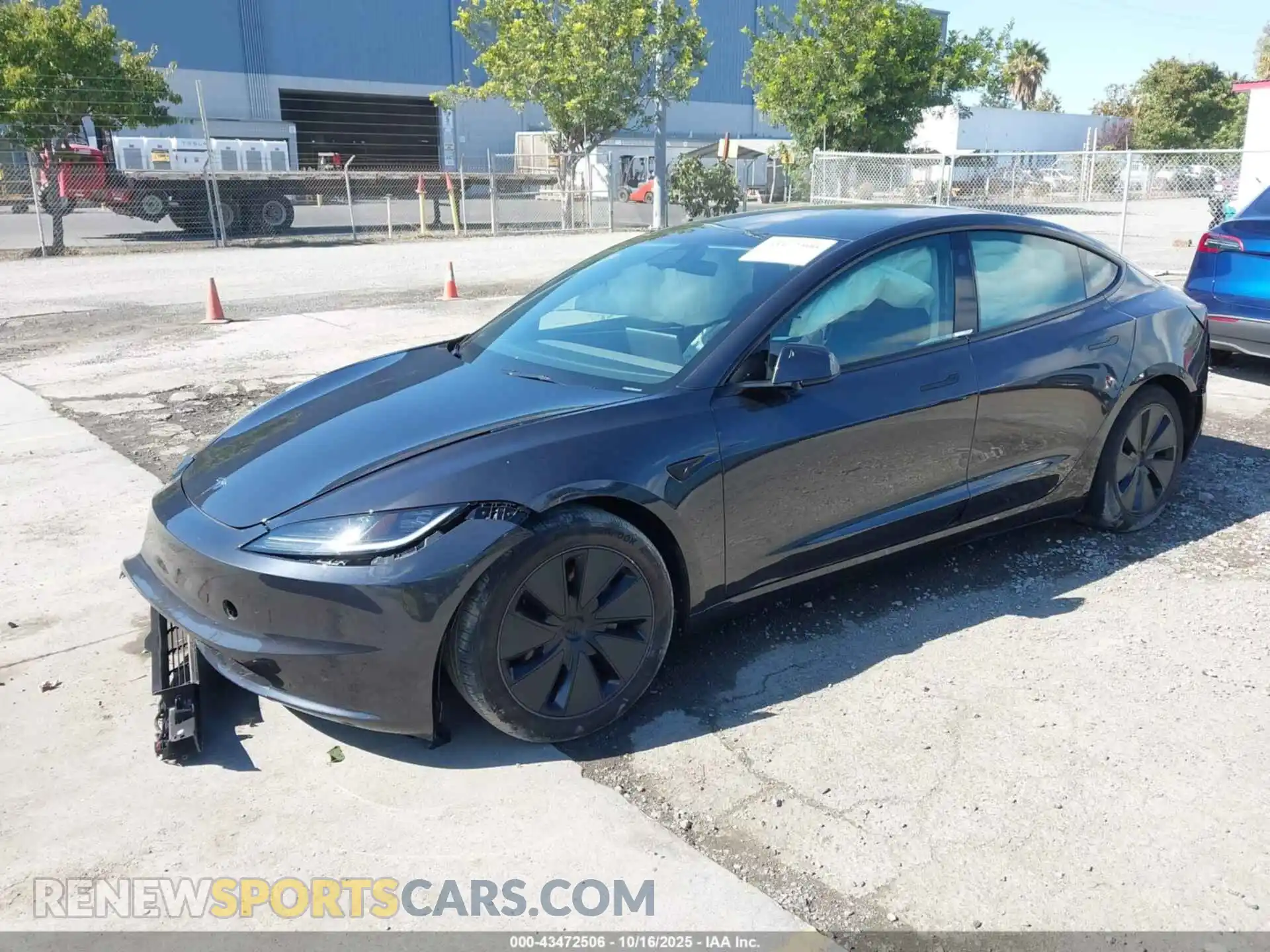 2 Photograph of a damaged car 5YJ3E1EA1RF740726 TESLA MODEL 3 2024