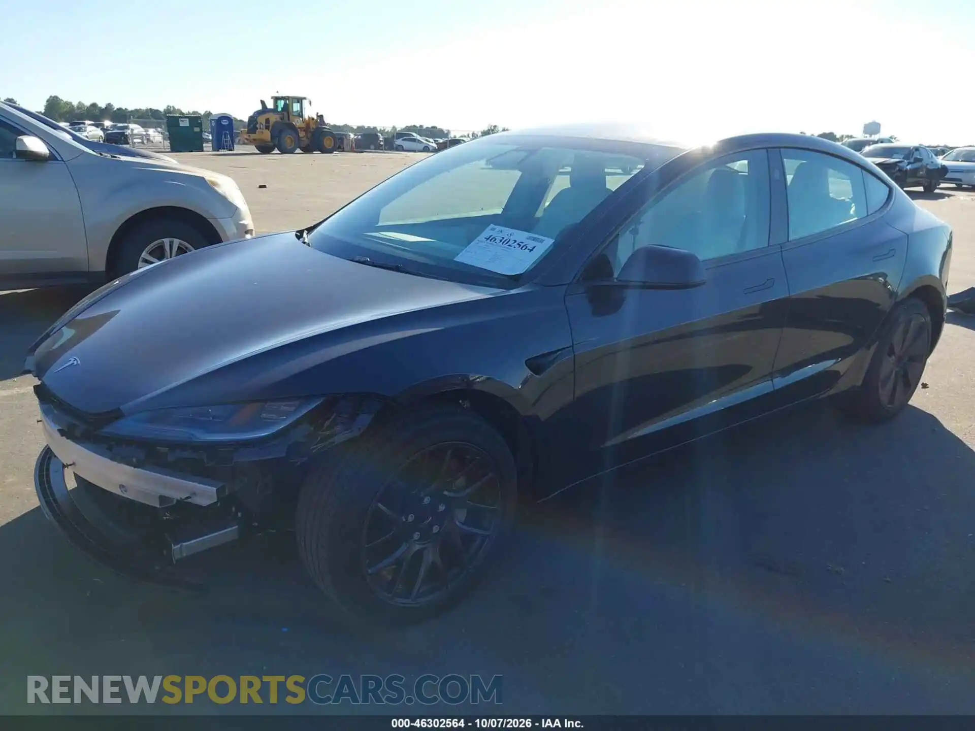 2 fotografías del automóvil dañado 5YJ3E1EA1RF831625 TESLA MODEL 3 2024