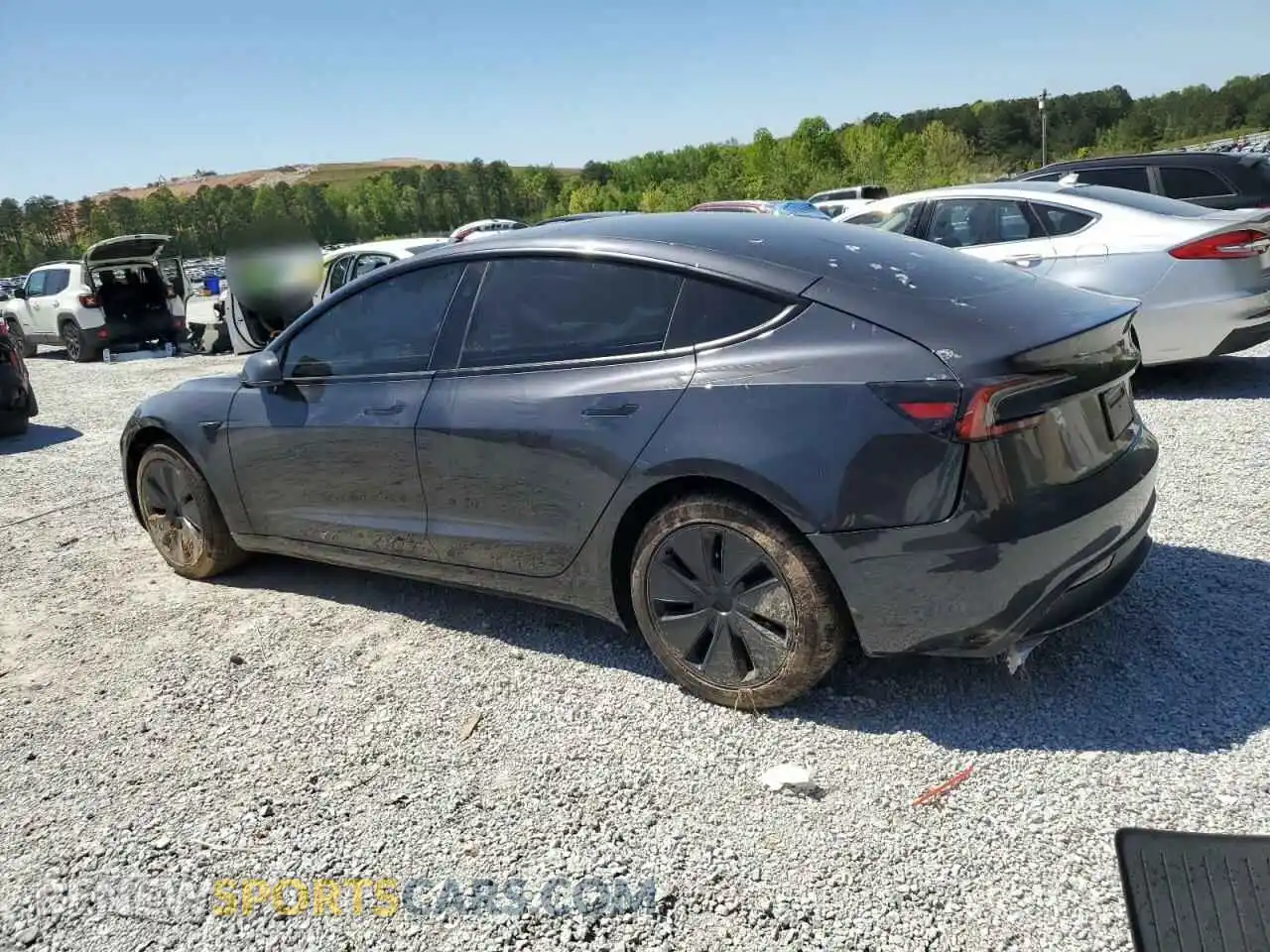 2 Photograph of a damaged car 5YJ3E1EA1RF834301 TESLA MODEL 3 2024