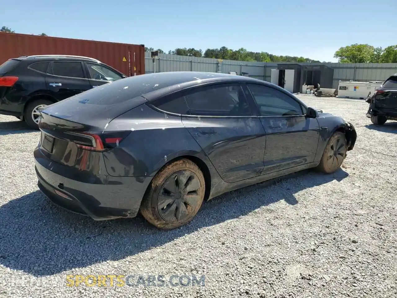3 Photograph of a damaged car 5YJ3E1EA1RF834301 TESLA MODEL 3 2024