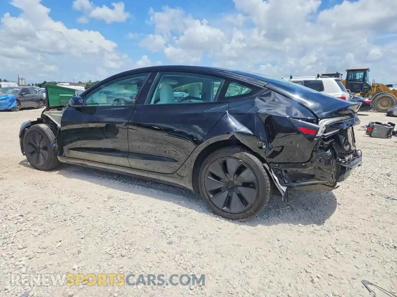 2 fotografías del automóvil dañado 5YJ3E1EA1RF859280 TESLA MODEL 3 2024