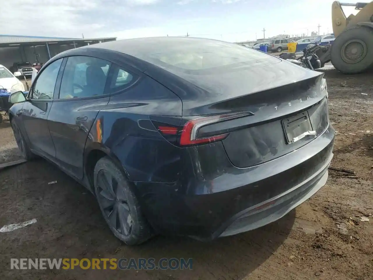 2 Photograph of a damaged car 5YJ3E1EA2RF717150 TESLA MODEL 3 2024