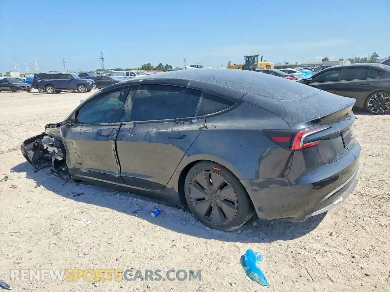 2 Photograph of a damaged car 5YJ3E1EA2RF722610 TESLA MODEL 3 2024