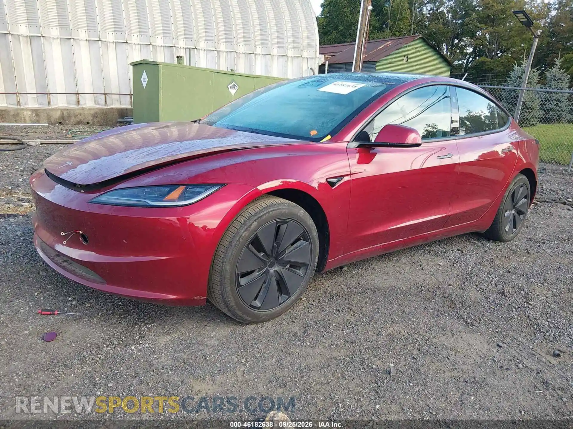 2 Photograph of a damaged car 5YJ3E1EA2RF739584 TESLA MODEL 3 2024