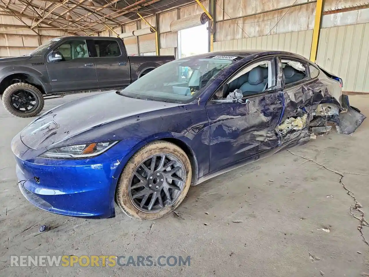 1 Photograph of a damaged car 5YJ3E1EA2RF744154 TESLA MODEL 3 2024