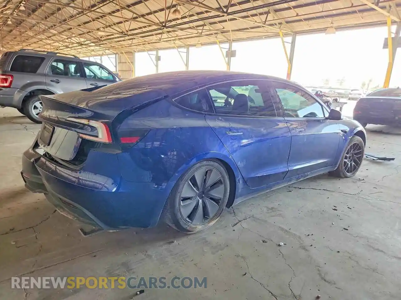 3 Photograph of a damaged car 5YJ3E1EA2RF744154 TESLA MODEL 3 2024