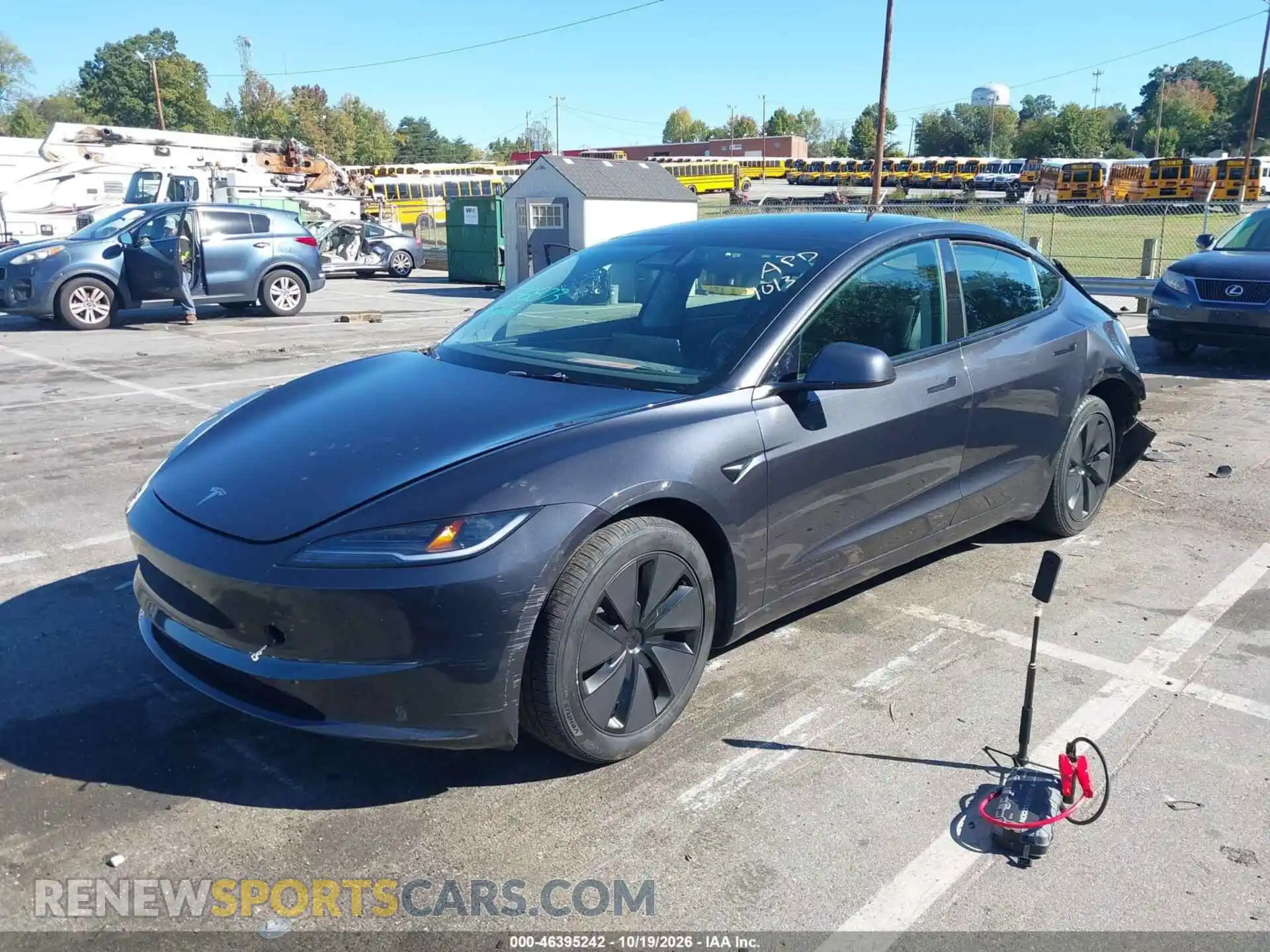 2 Photograph of a damaged car 5YJ3E1EA2RF766574 TESLA MODEL 3 2024