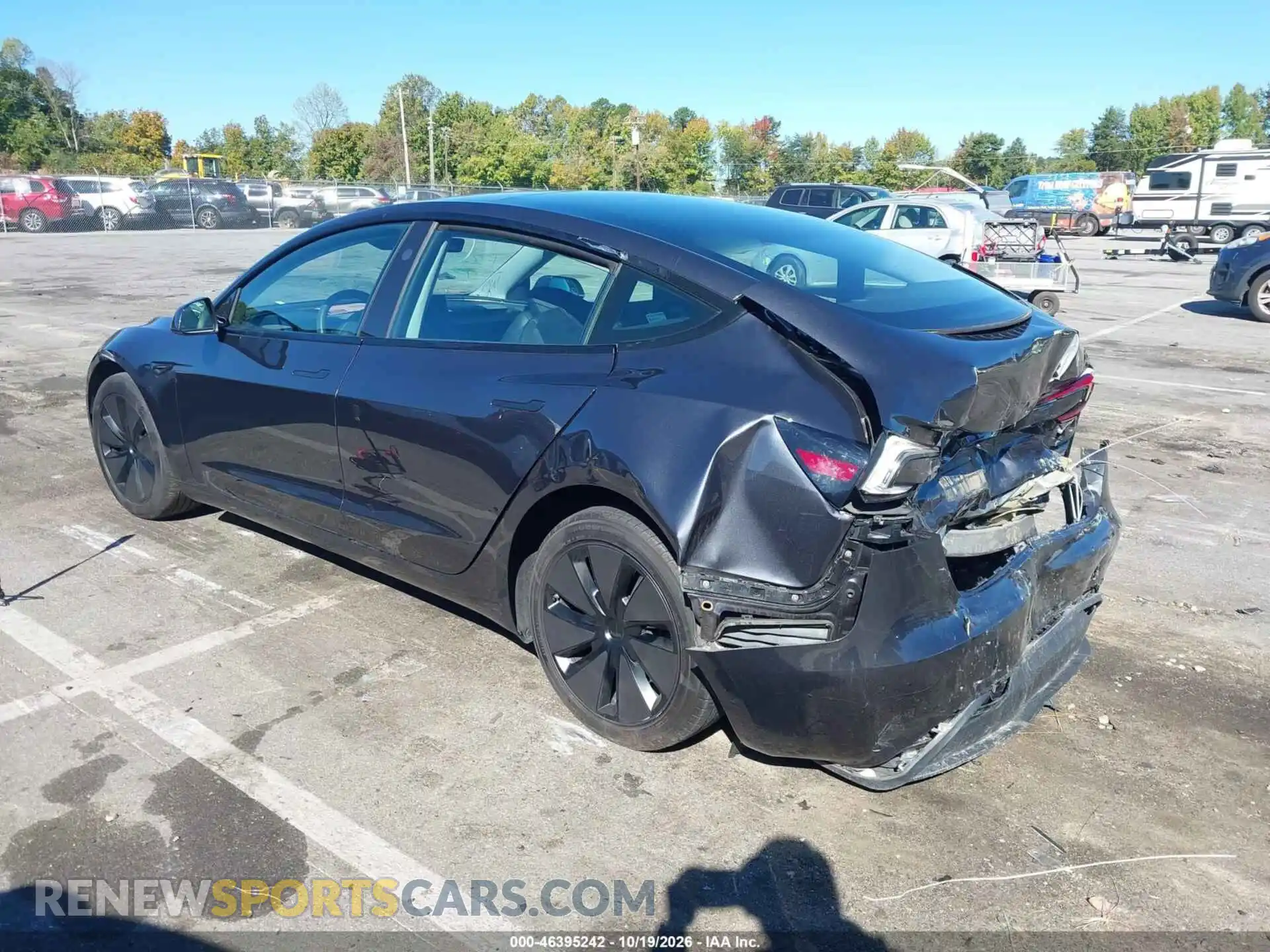 3 Photograph of a damaged car 5YJ3E1EA2RF766574 TESLA MODEL 3 2024