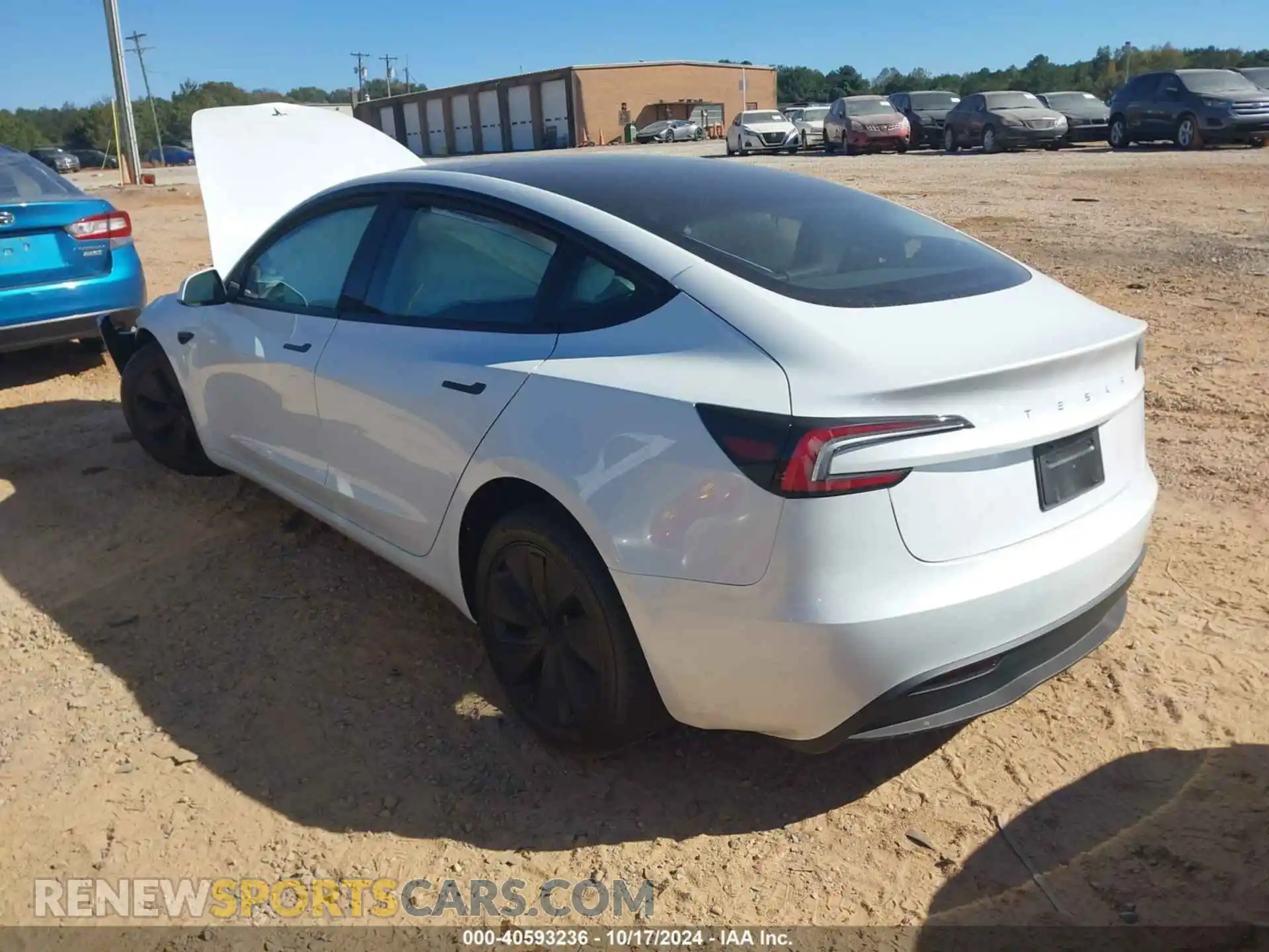 3 Photograph of a damaged car 5YJ3E1EA2RF767241 TESLA MODEL 3 2024